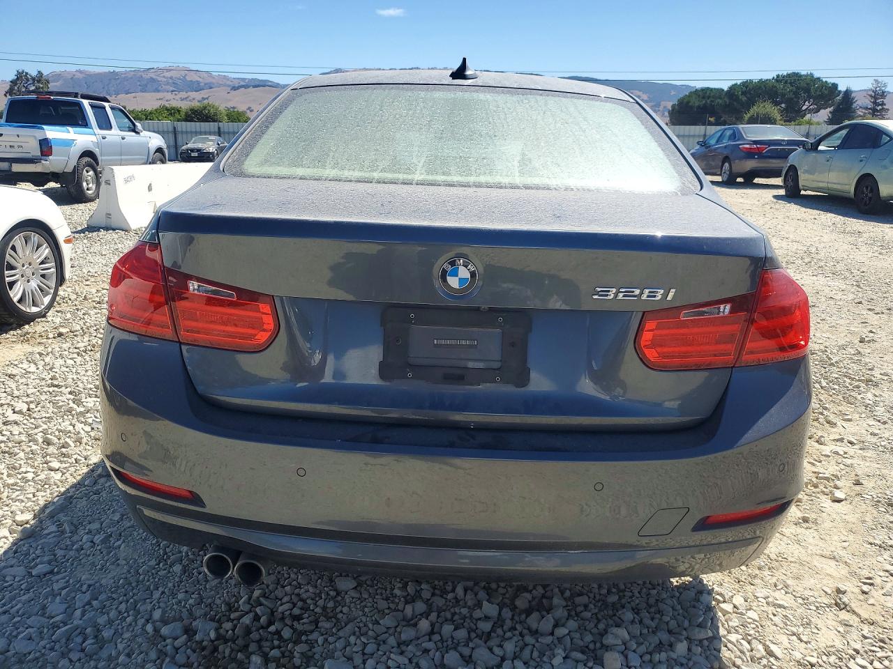 2015 Bmw 328 I Gray vin: WBA3A5G57FNS90870