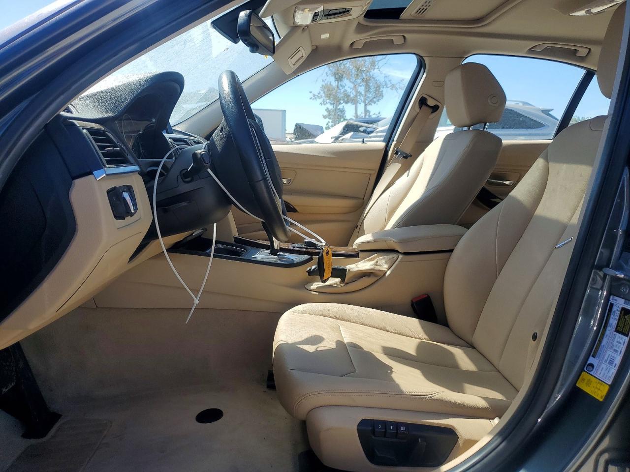 2015 Bmw 328 I Gray vin: WBA3A5G57FNS90870