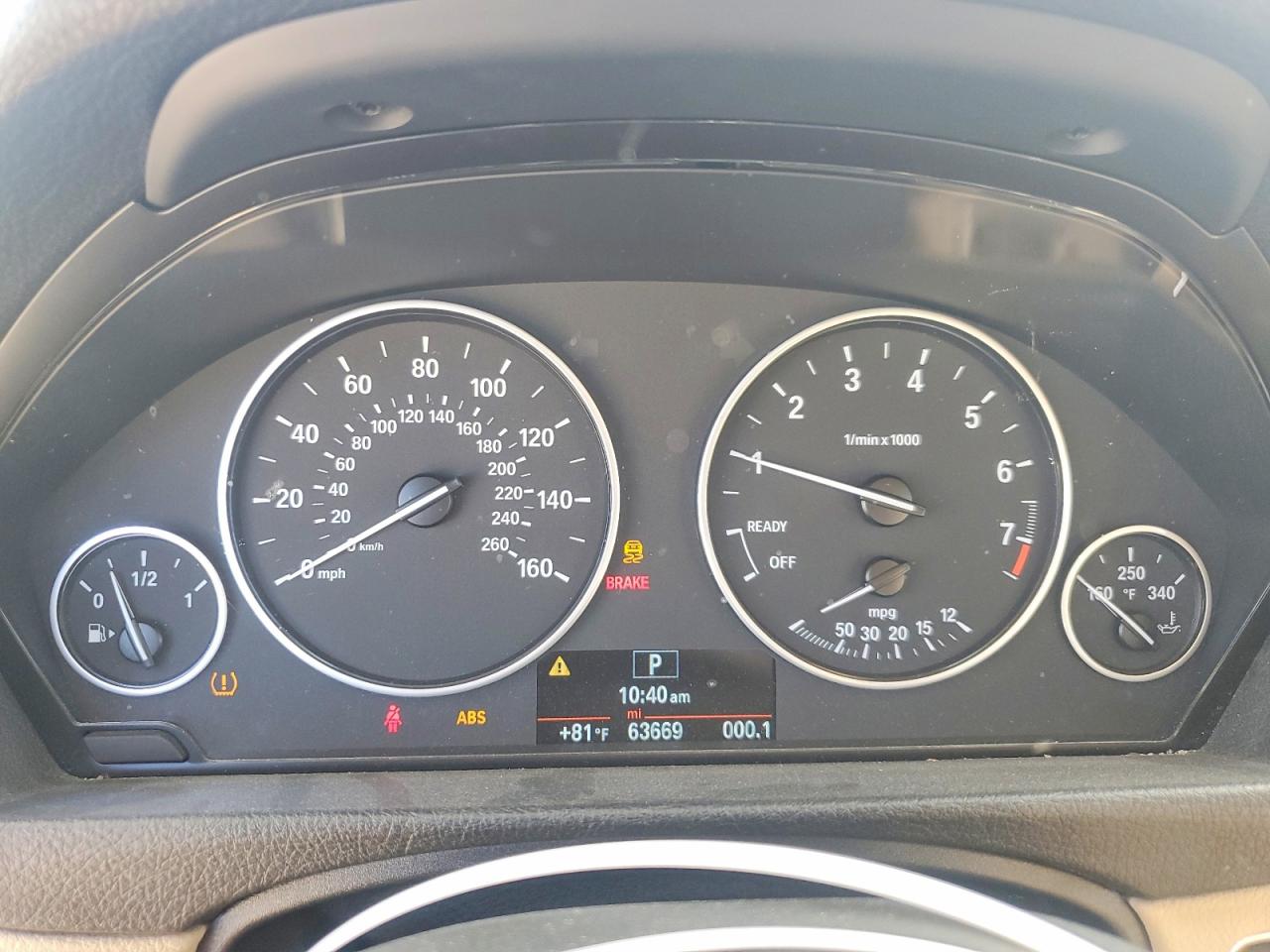 2015 Bmw 328 I Gray vin: WBA3A5G57FNS90870