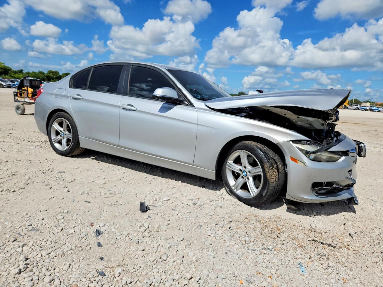 2013 Bmw 328 I Silver vin: WBA3A5G58DNP21780