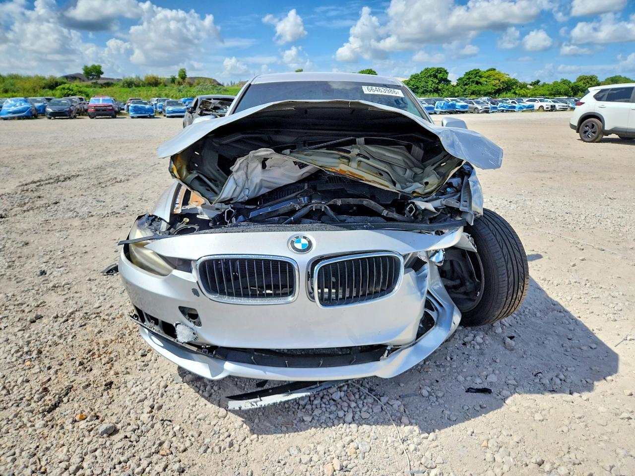 2013 Bmw 328 I Silver vin: WBA3A5G58DNP21780