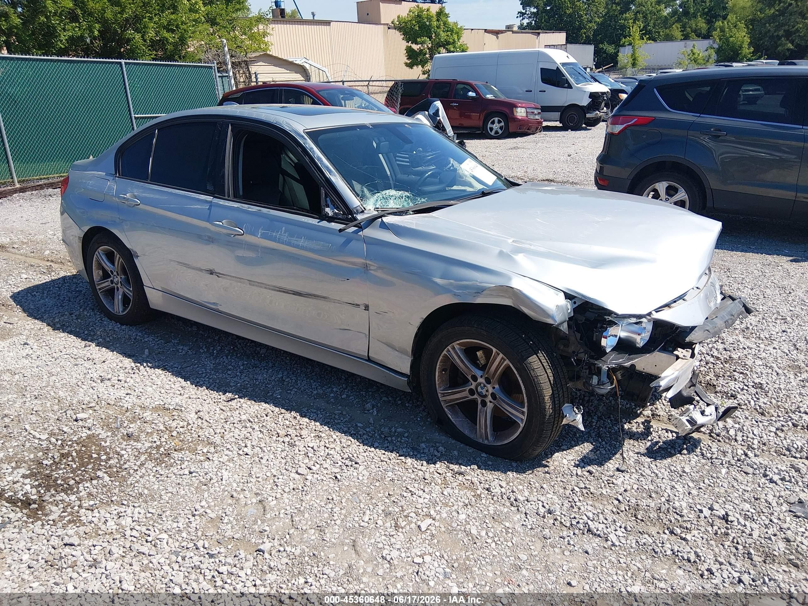 2014 Bmw 328i Silver vin: WBA3A5G58ENP29380