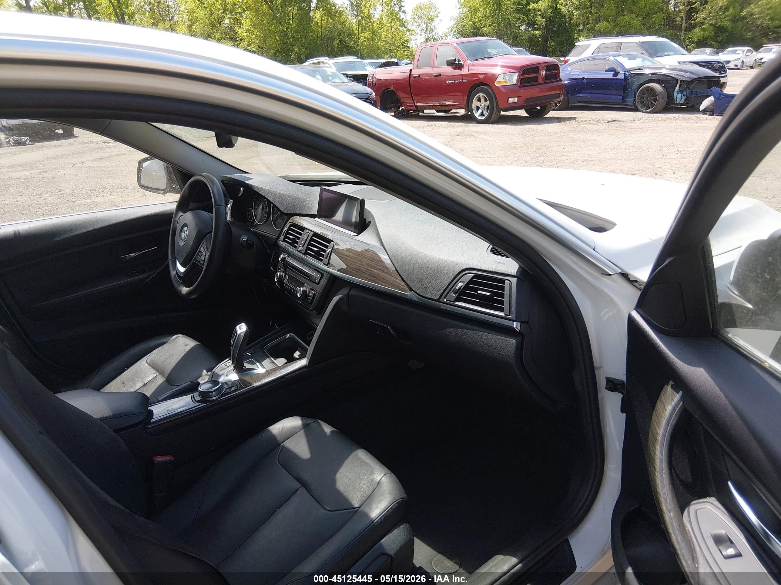 2015 Bmw 328i   White vin: WBA3A5G58FNS82261