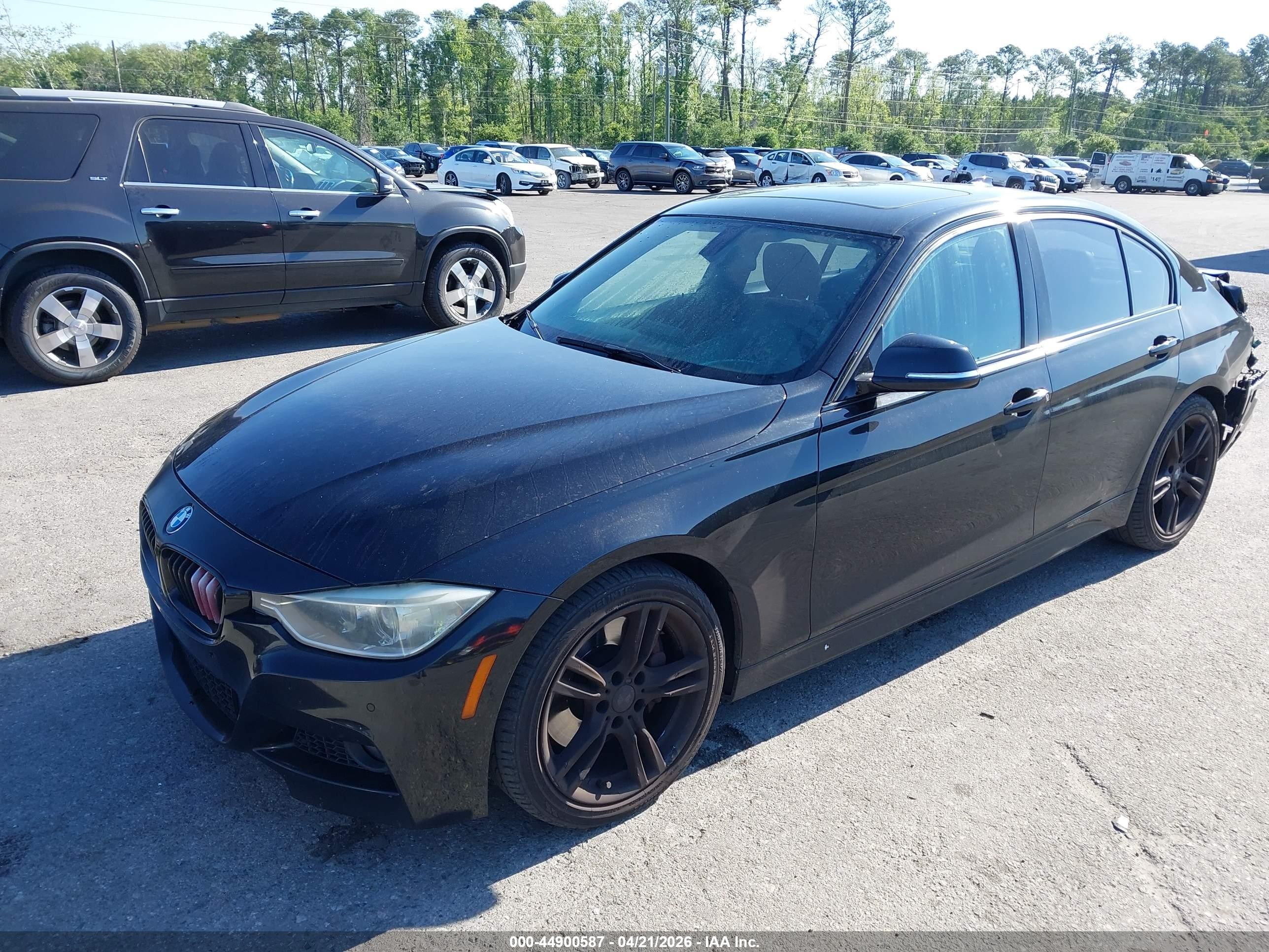 2015 Bmw 328i   Black vin: WBA3A5G58FNS87430