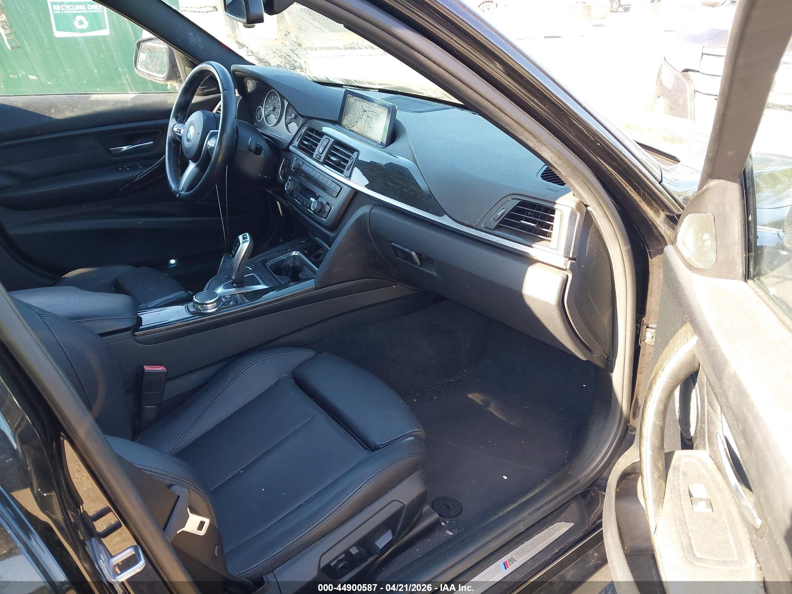 2015 Bmw 328i   Black vin: WBA3A5G58FNS87430