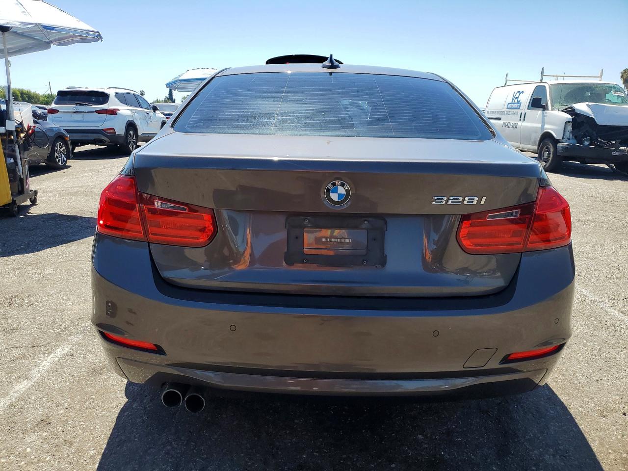 2012 Bmw 328 I Gray vin: WBA3A5G59CNP18238
