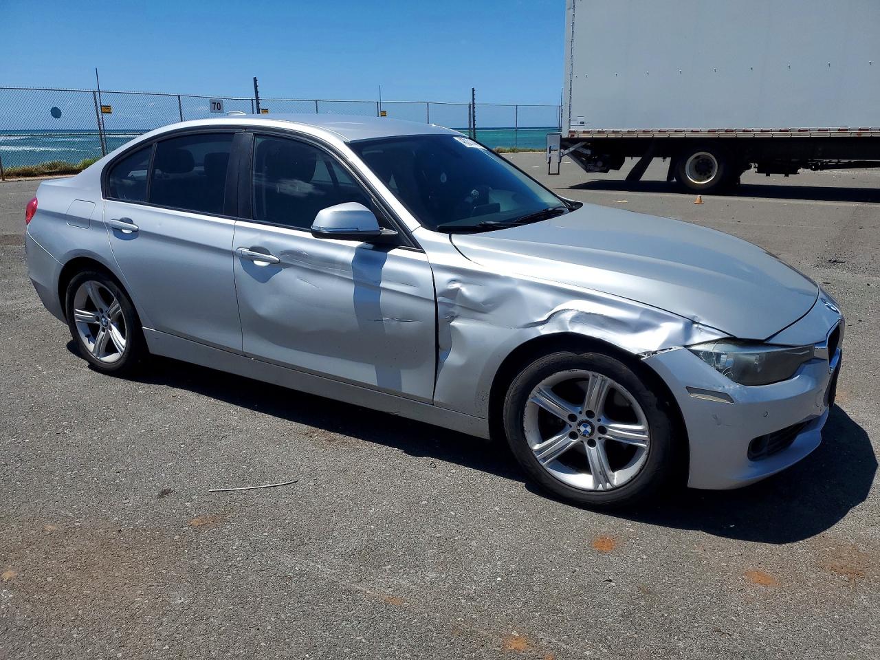 2013 Bmw 328 I Silver vin: WBA3A5G59DNP20217