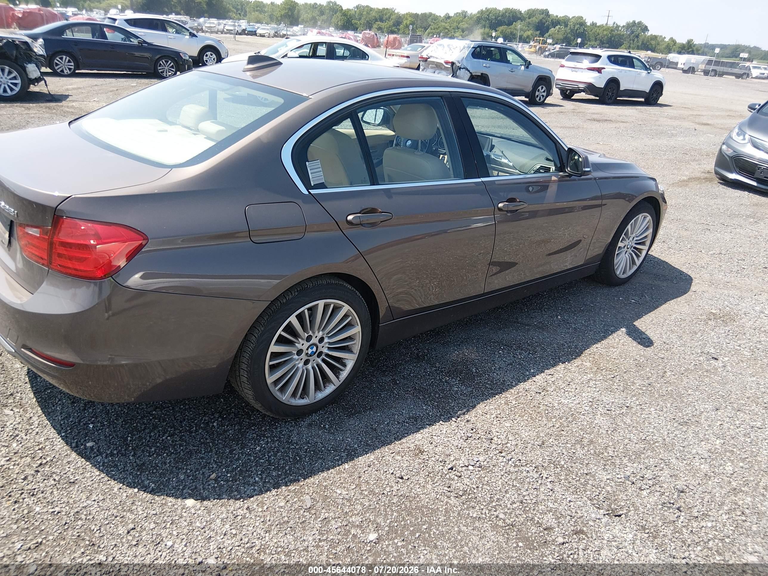 2014 Bmw 328i   Brown vin: WBA3A5G59ENP31459