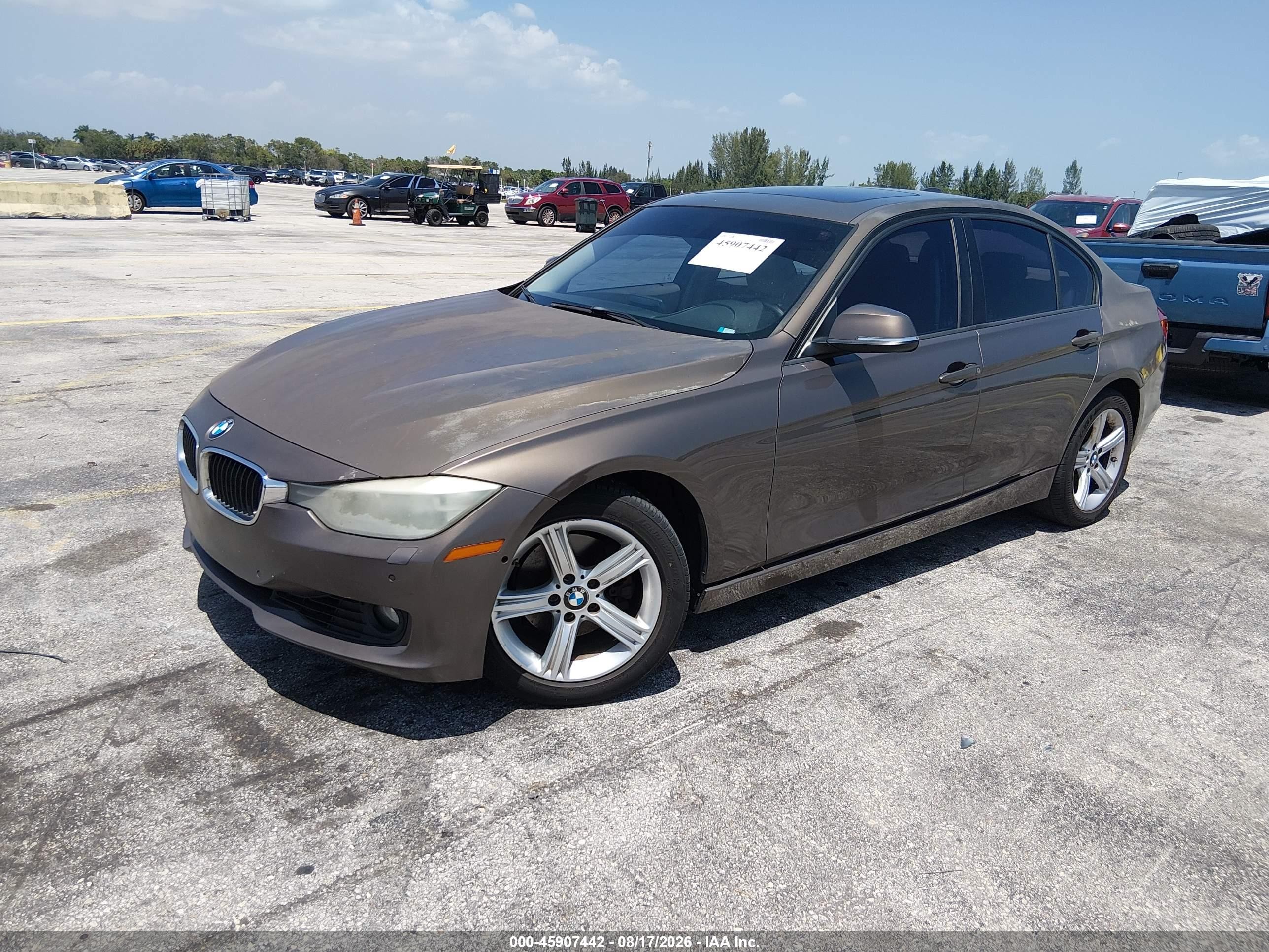 2014 Bmw 328i   Brown vin: WBA3A5G59ENP32305