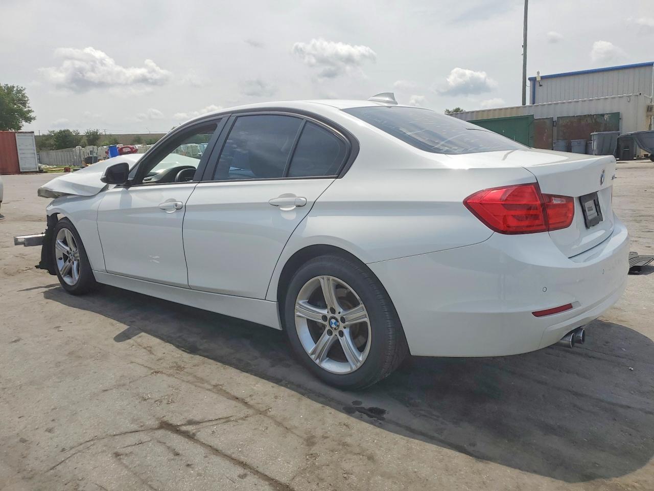 2015 Bmw 328 I White vin: WBA3A5G59FNS84052
