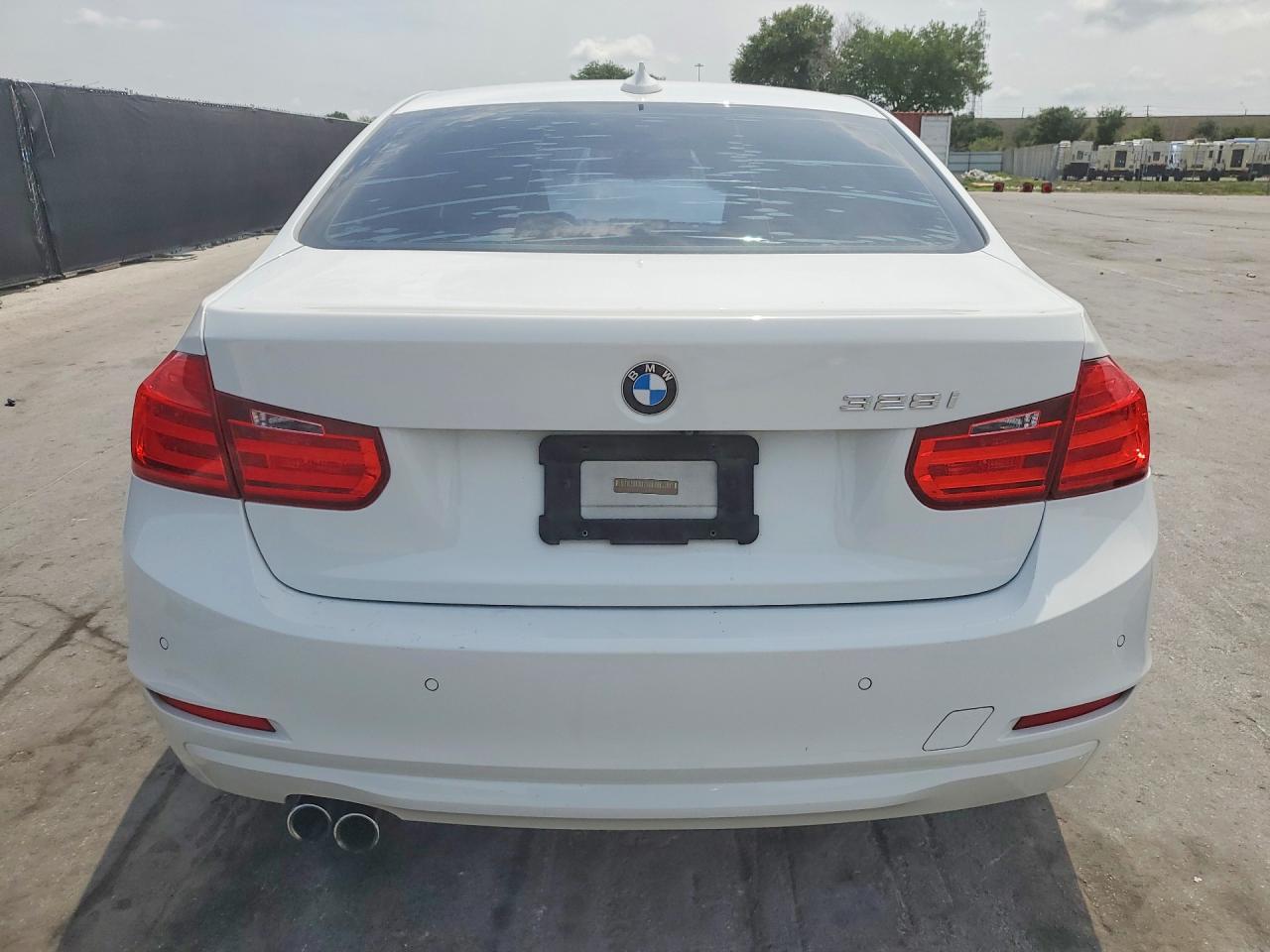 2015 Bmw 328 I White vin: WBA3A5G59FNS84052