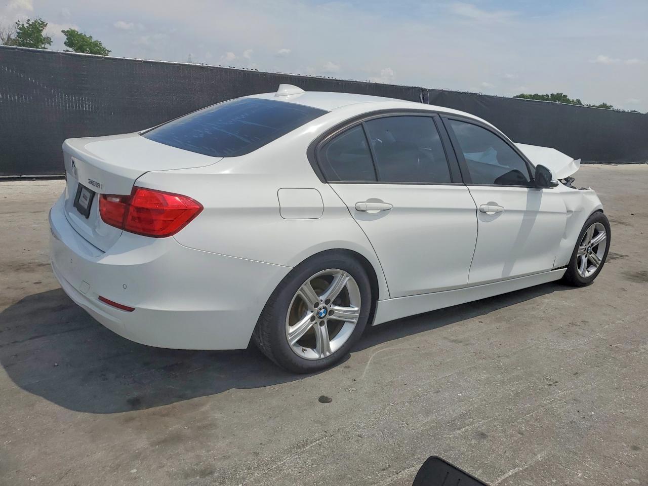 2015 Bmw 328 I White vin: WBA3A5G59FNS84052
