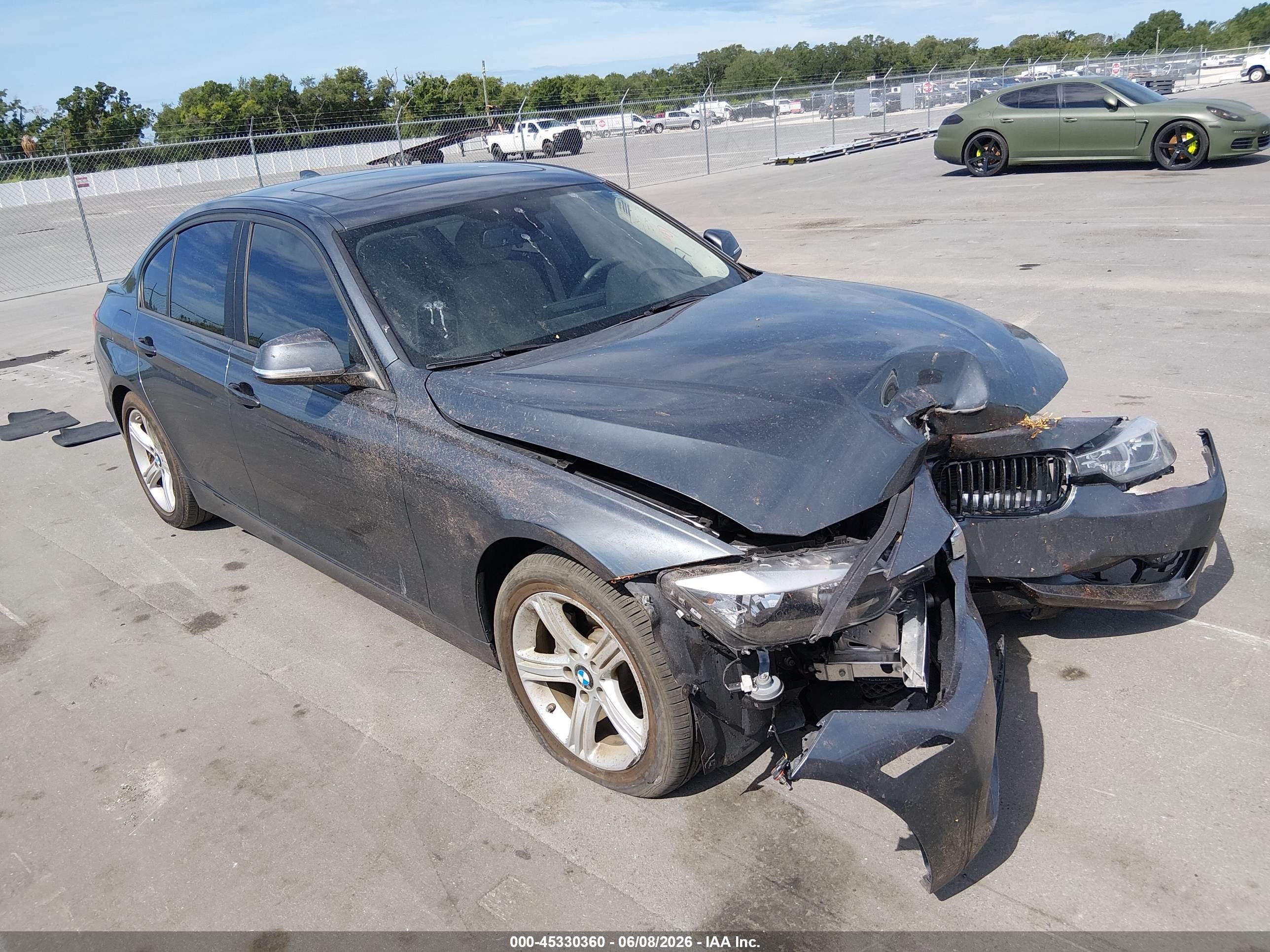 2015 Bmw 328i   Black vin: WBA3A5G59FNS86514