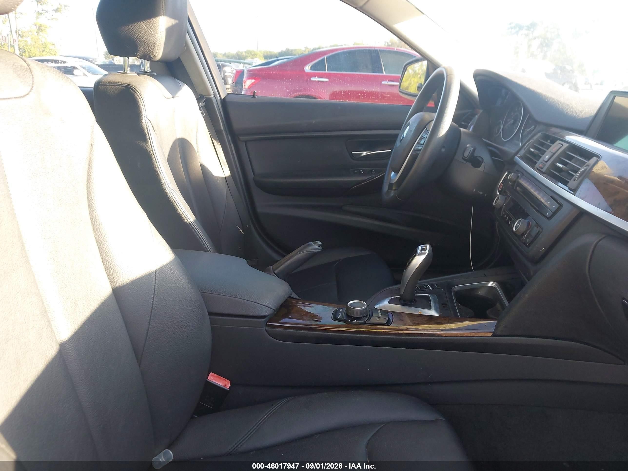 2015 Bmw 3 Series 328i Black vin: WBA3A5G59FNS88280
