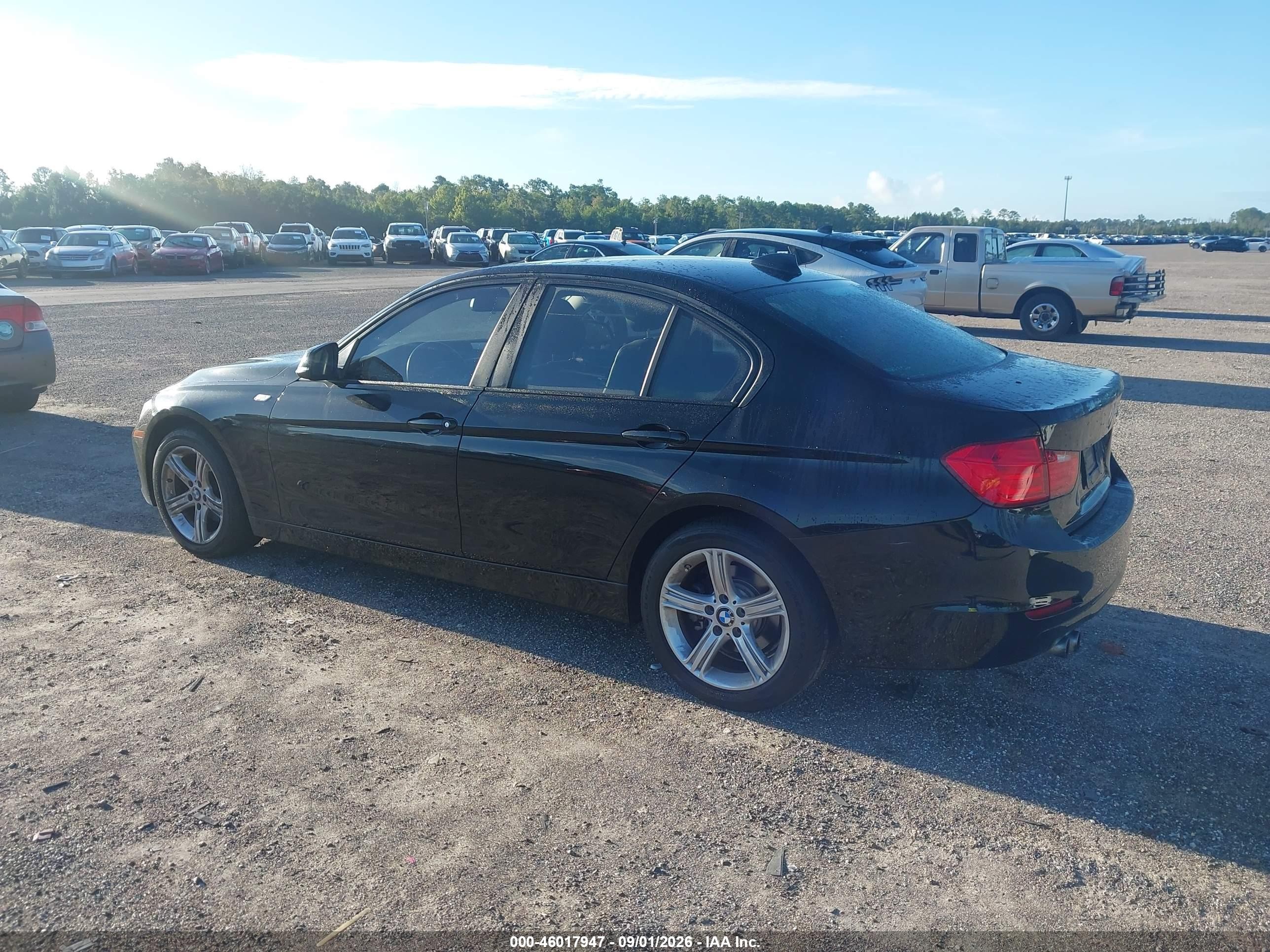 2015 Bmw 3 Series 328i Black vin: WBA3A5G59FNS88280