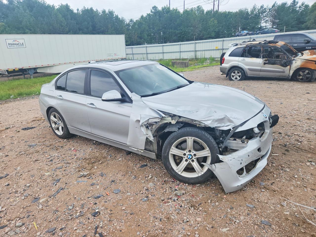 2013 Bmw 328 I Silver vin: WBA3A5G5XDNP23076