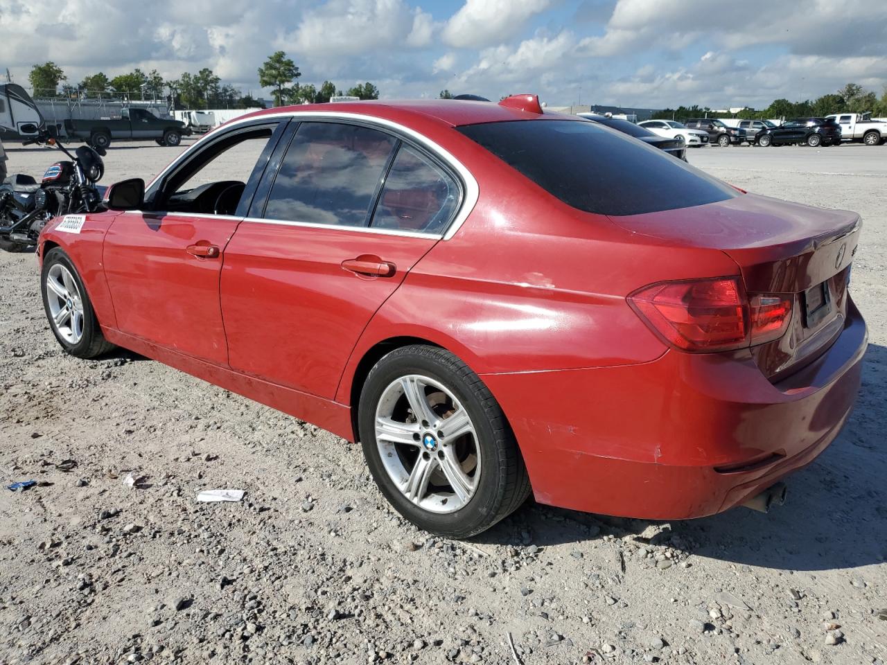 2015 Bmw 328 I Red vin: WBA3A5G5XFNP35201