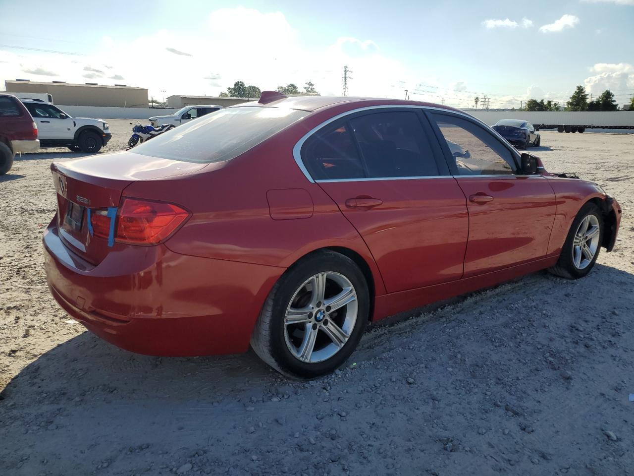 2015 Bmw 328 I Red vin: WBA3A5G5XFNP35201