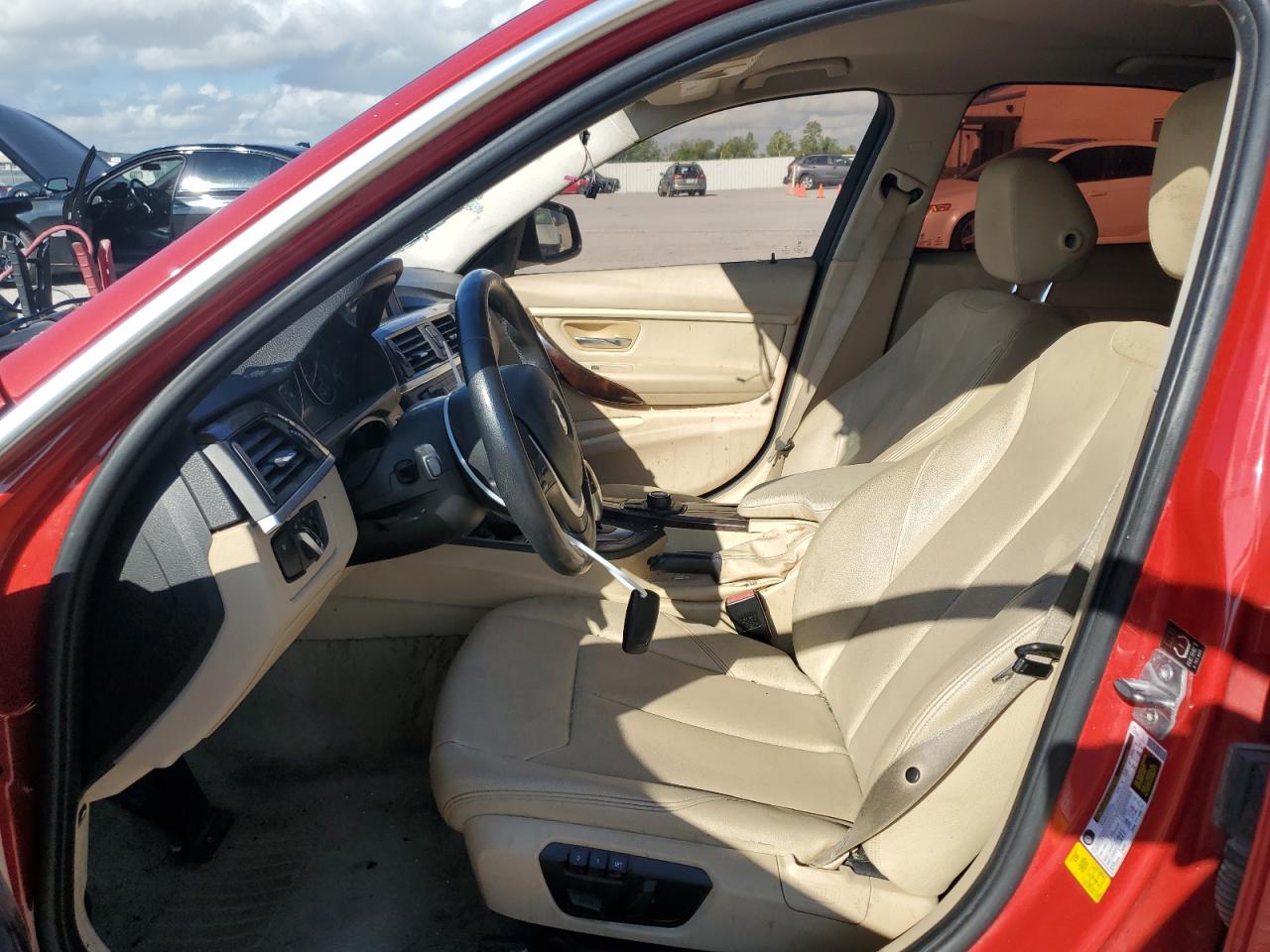 2015 Bmw 328 I Red vin: WBA3A5G5XFNP35201