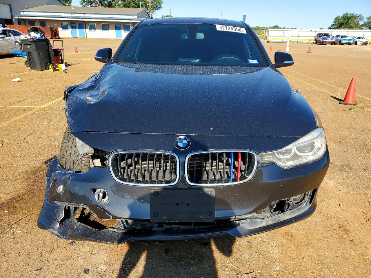 2015 Bmw 328 I Gray vin: WBA3A5G5XFNS83511
