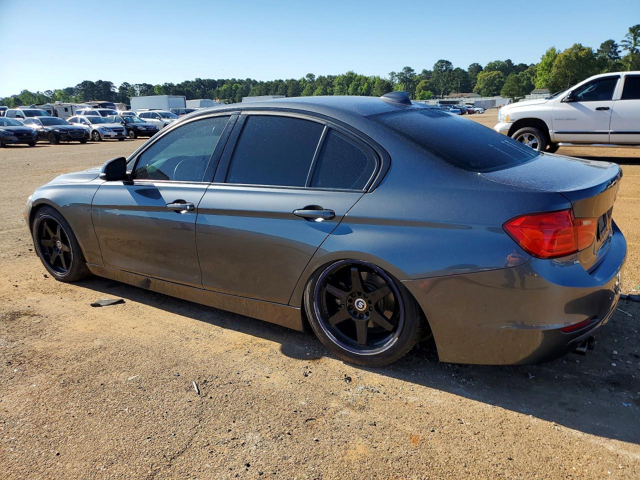 2015 Bmw 328 I Gray vin: WBA3A5G5XFNS83511