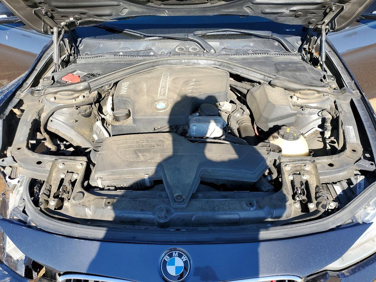 2015 Bmw 328 I Gray vin: WBA3A5G5XFNS83511