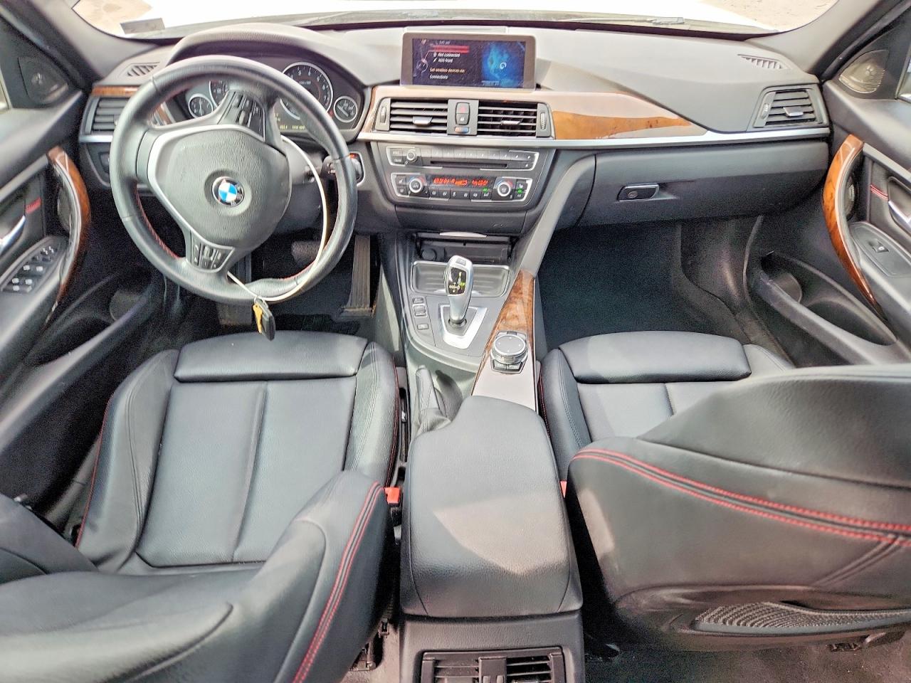 2015 Bmw 328 I White vin: WBA3A5G5XFNS86957