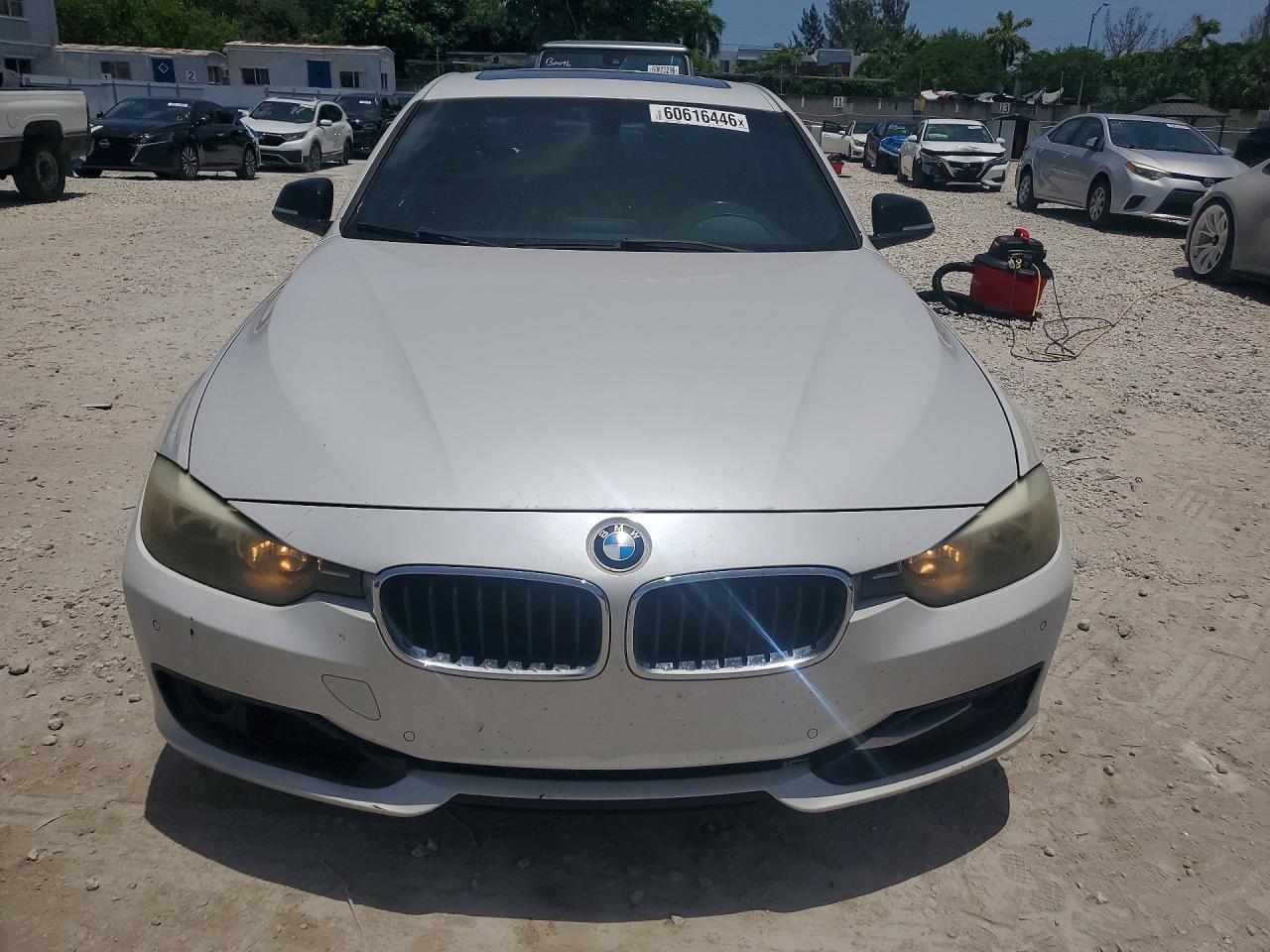 2015 Bmw 328 I White vin: WBA3A5G5XFNS89633