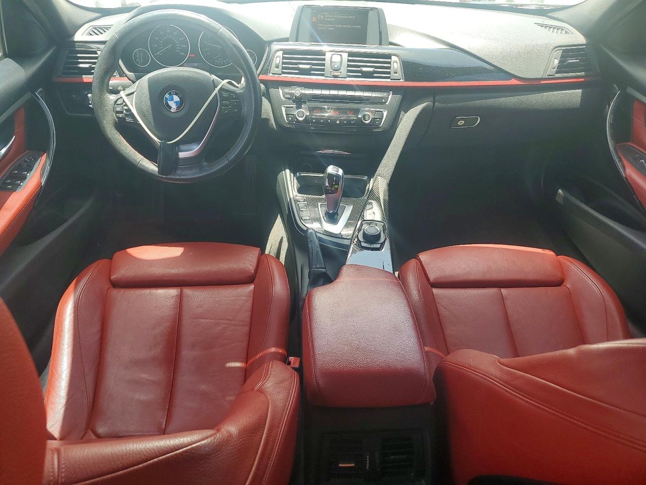 2015 Bmw 328 I White vin: WBA3A5G5XFNS89633