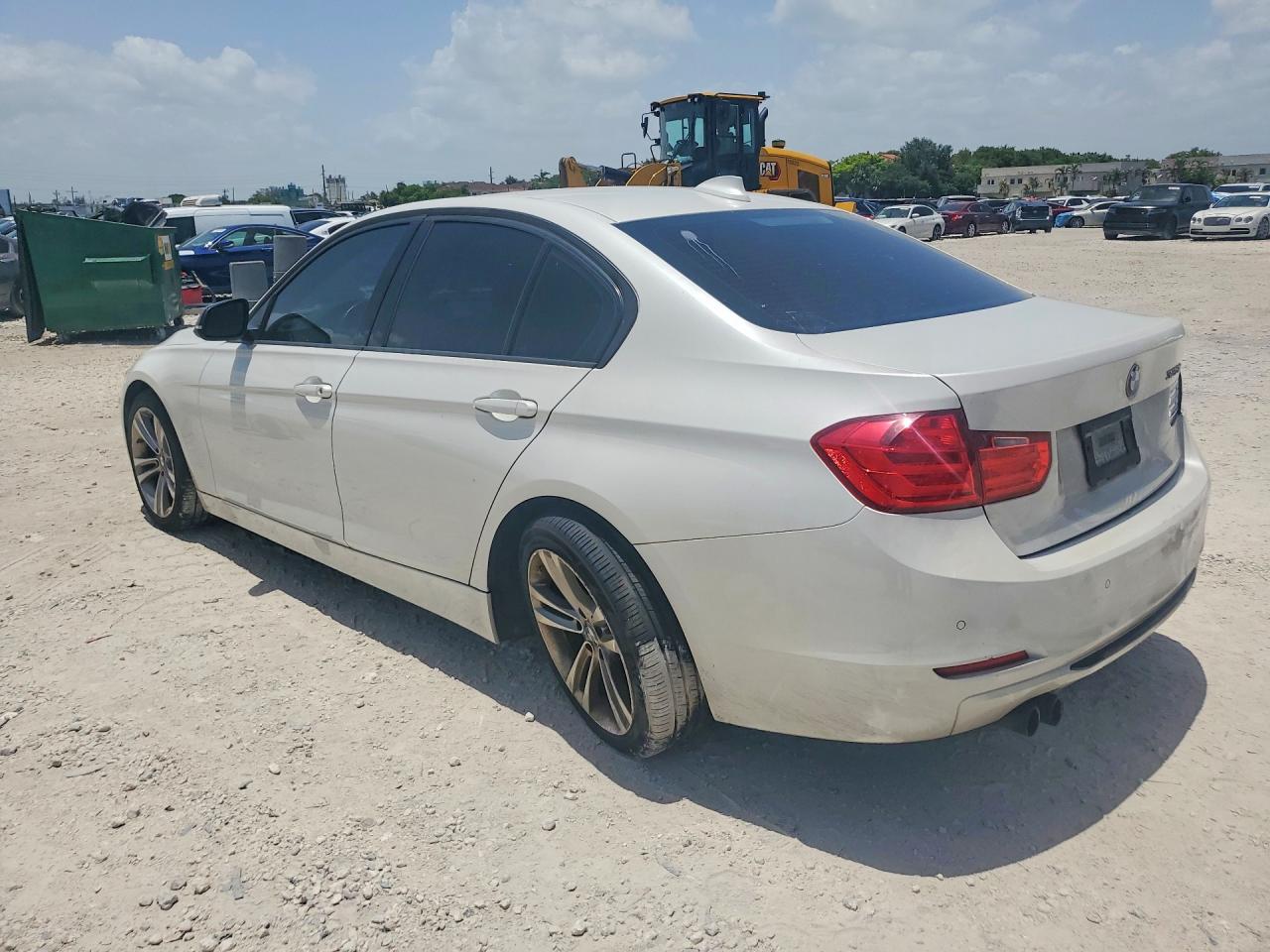 2015 Bmw 328 I White vin: WBA3A5G5XFNS89633