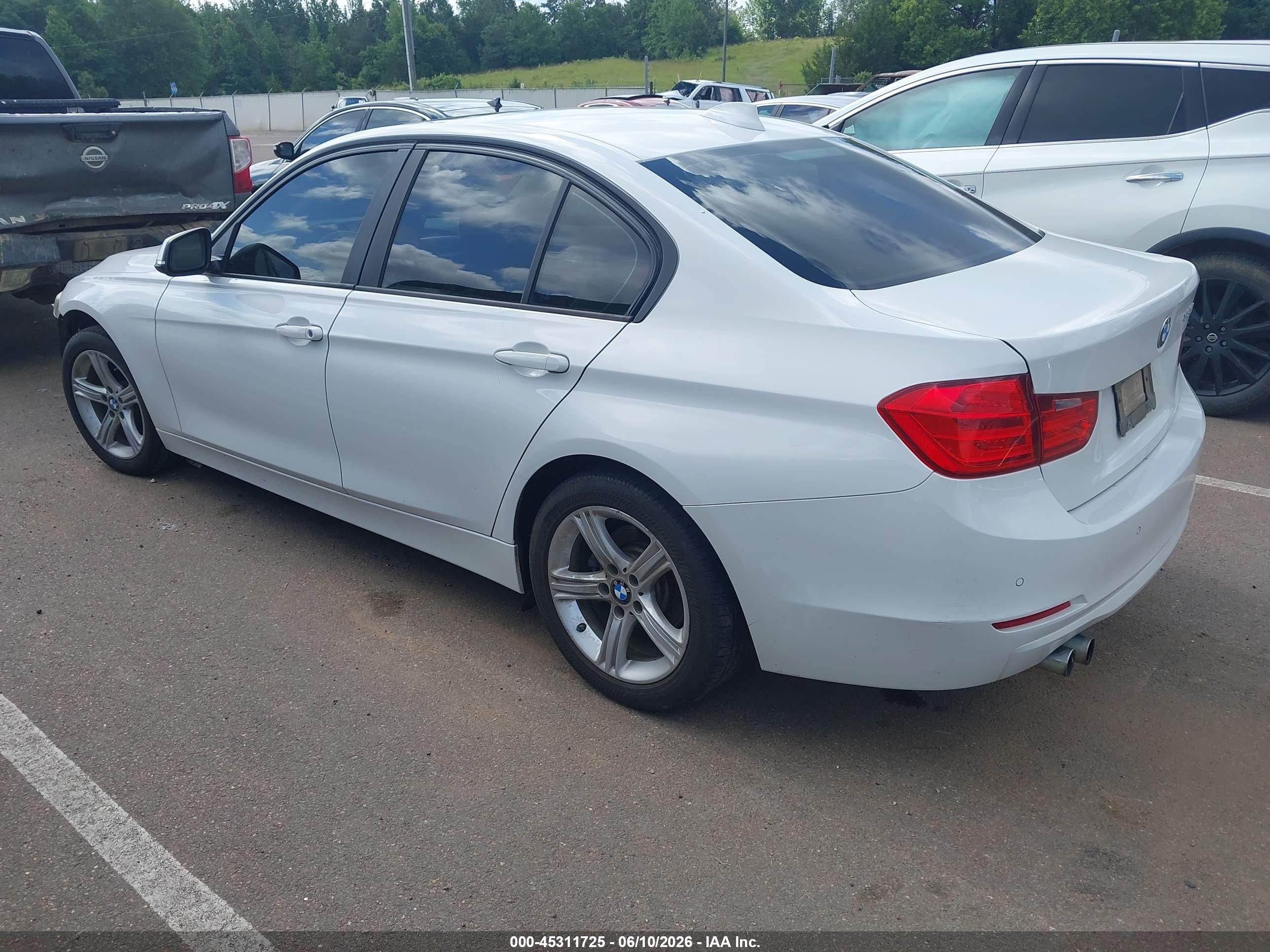 2015 Bmw 328i   White vin: WBA3A5G5XFNS91558