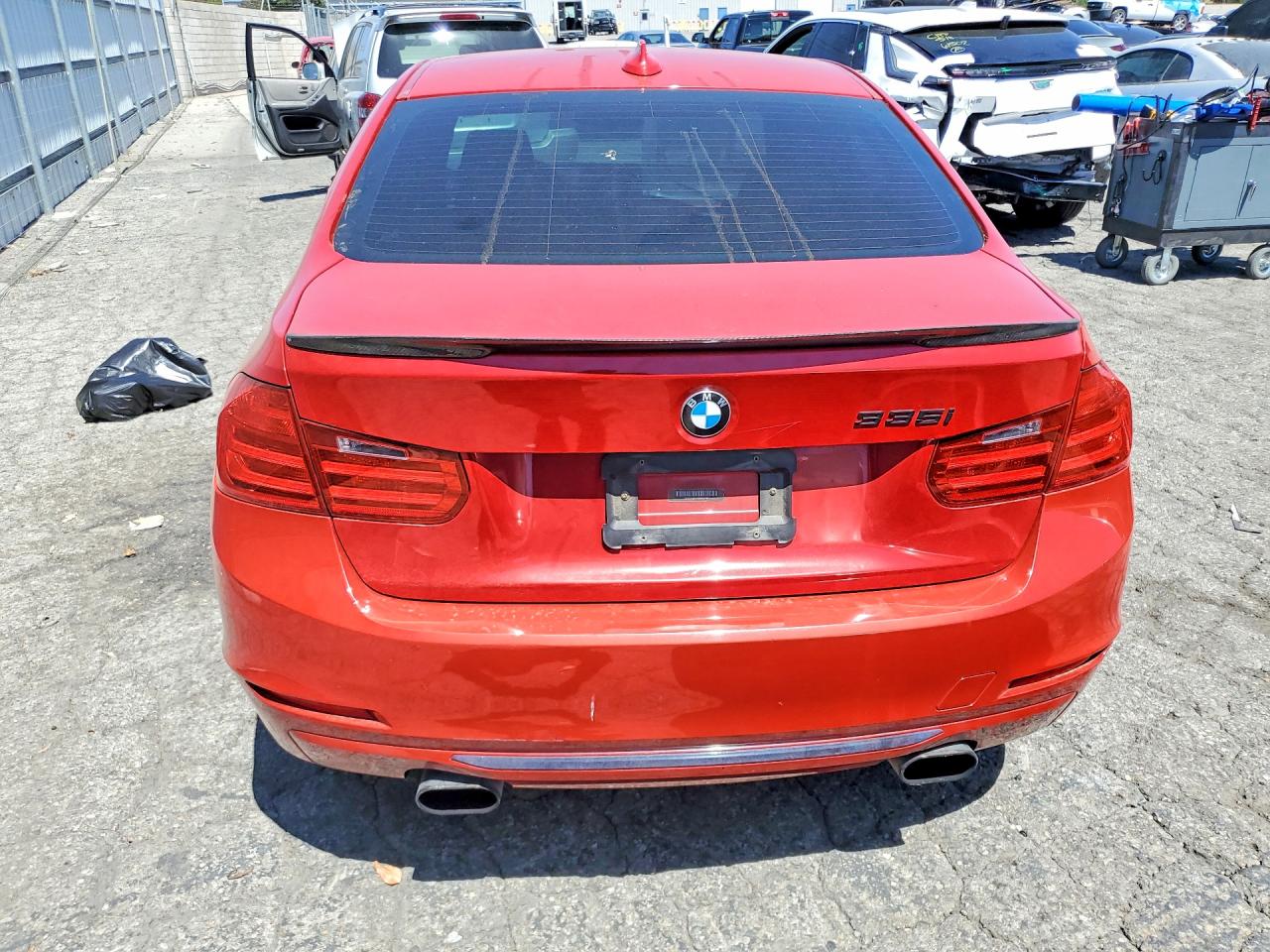 2012 Bmw 335 I Red vin: WBA3A9C50CF077701