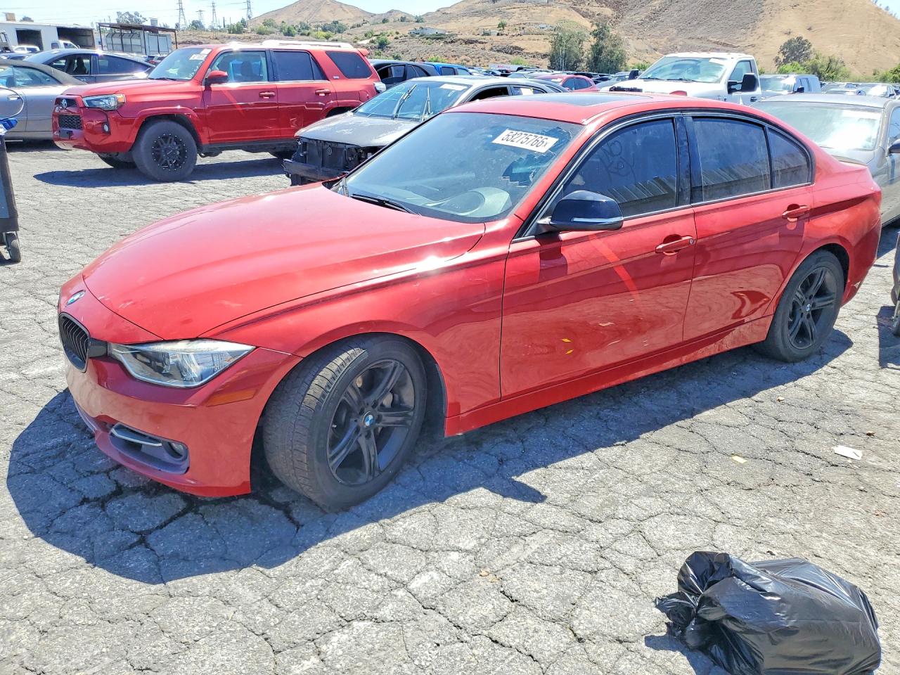 2012 Bmw 335 I Red vin: WBA3A9C50CF077701