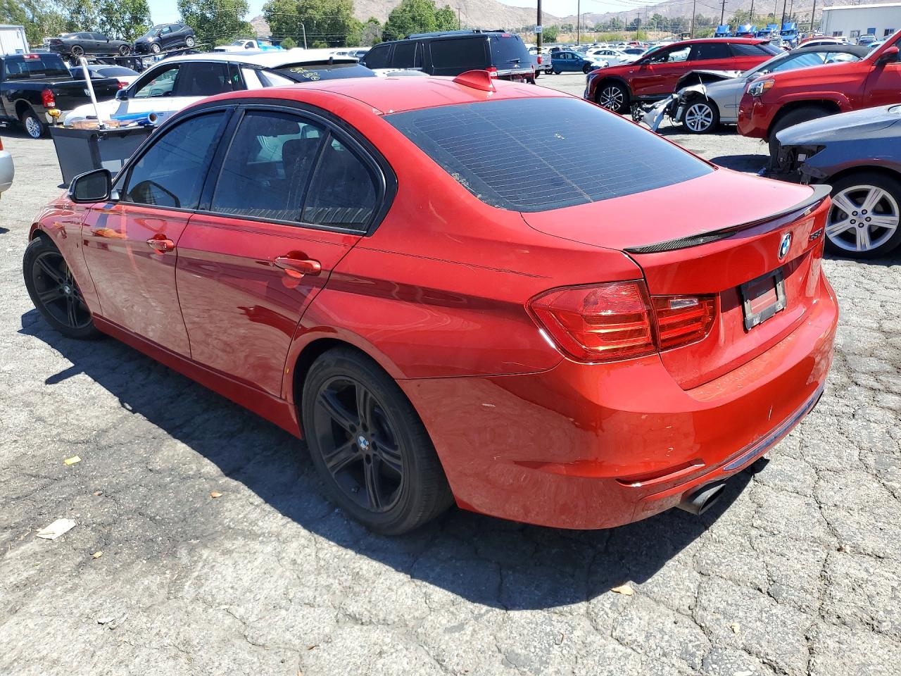 2012 Bmw 335 I Red vin: WBA3A9C50CF077701