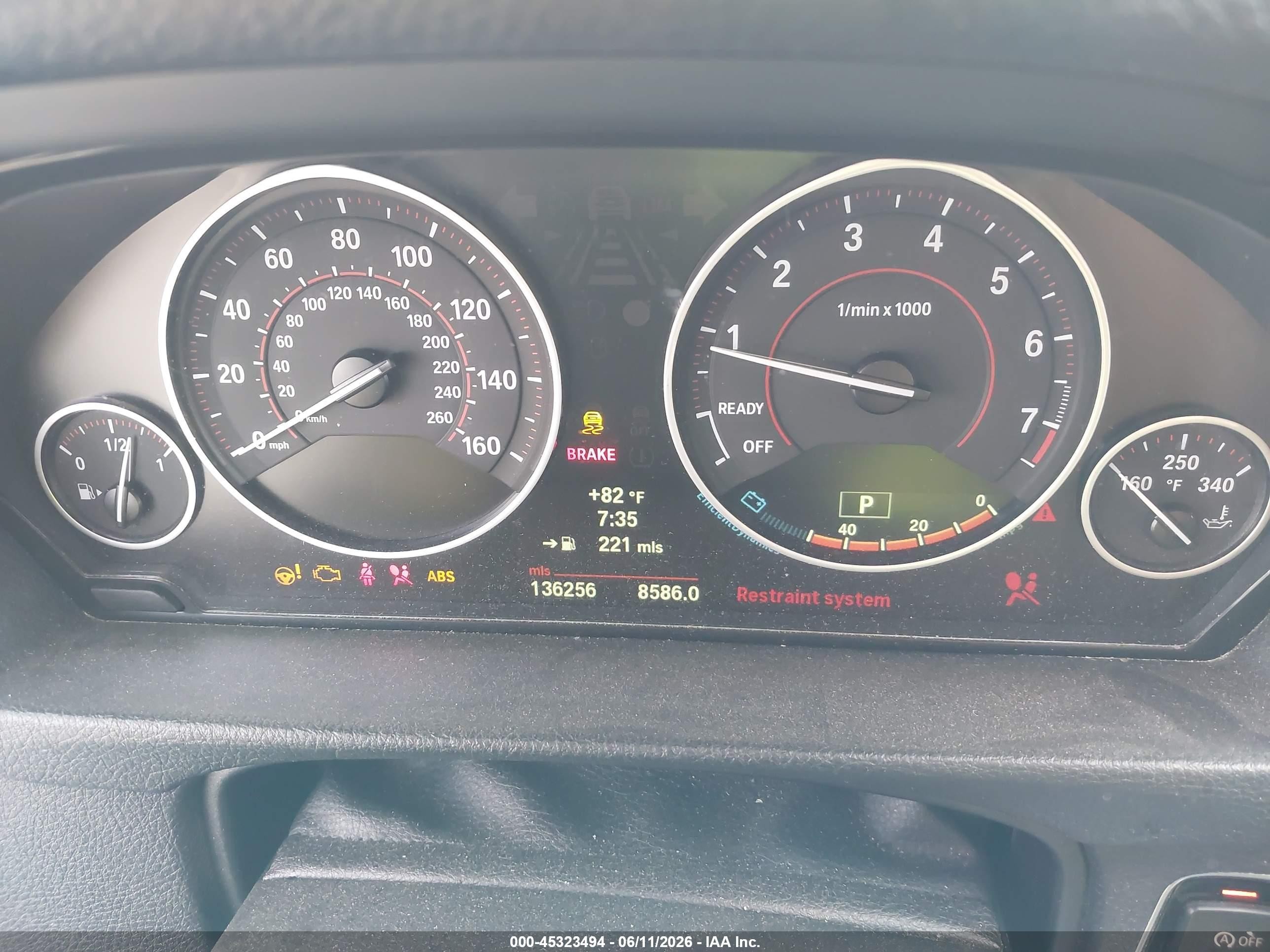 2013 Bmw 335i   Black vin: WBA3A9C50DF475993
