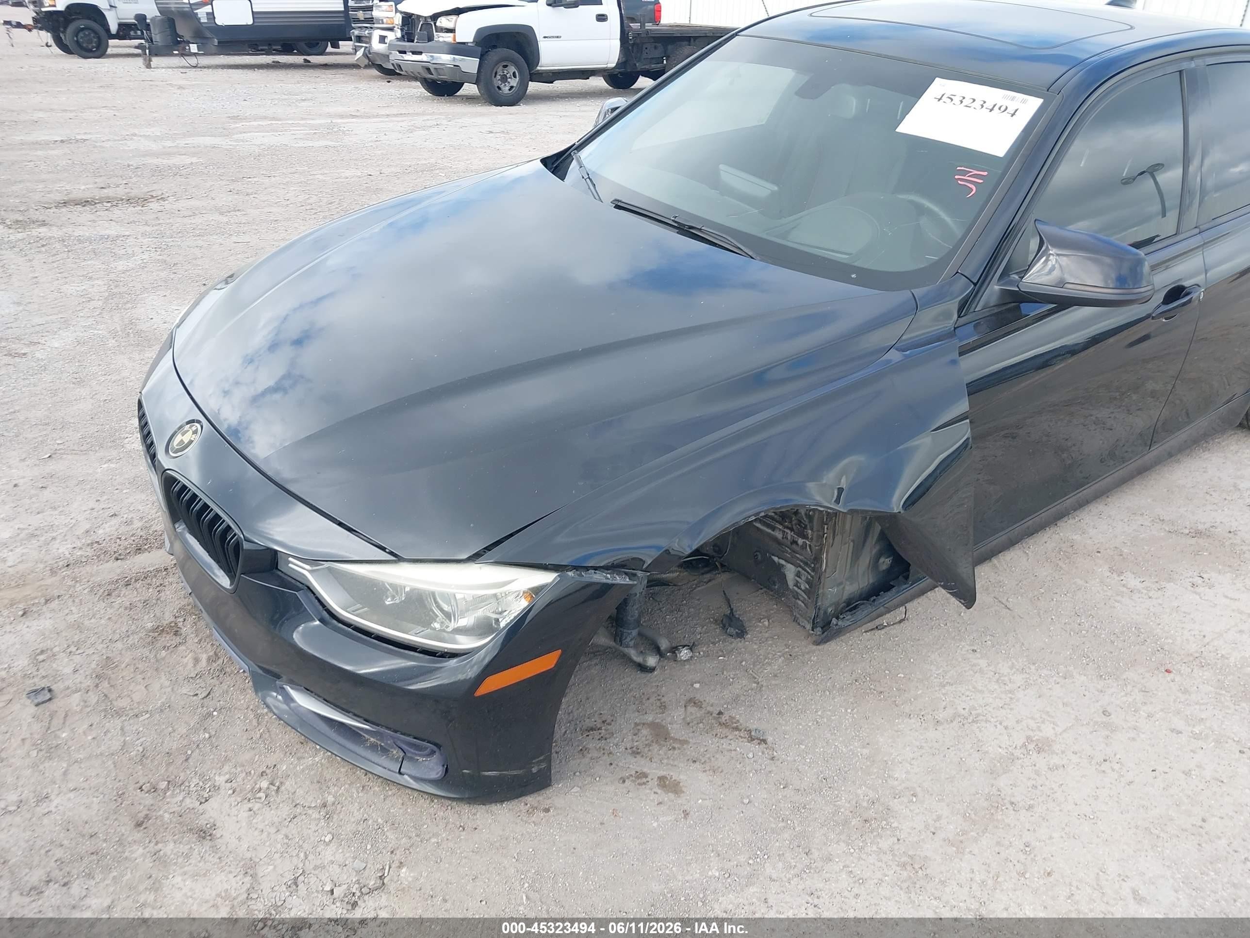 2013 Bmw 335i   Black vin: WBA3A9C50DF475993