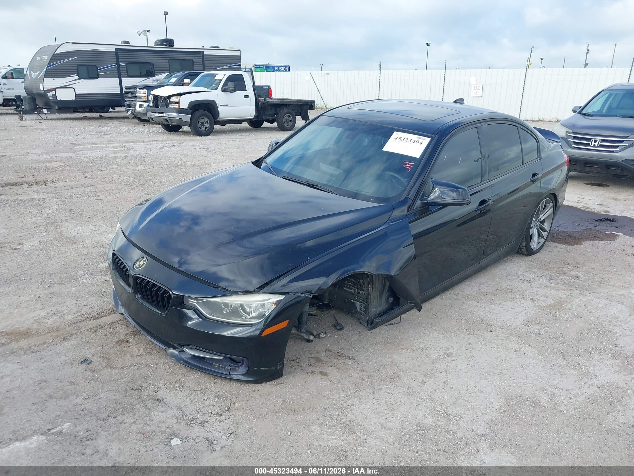 2013 Bmw 335i   Black vin: WBA3A9C50DF475993