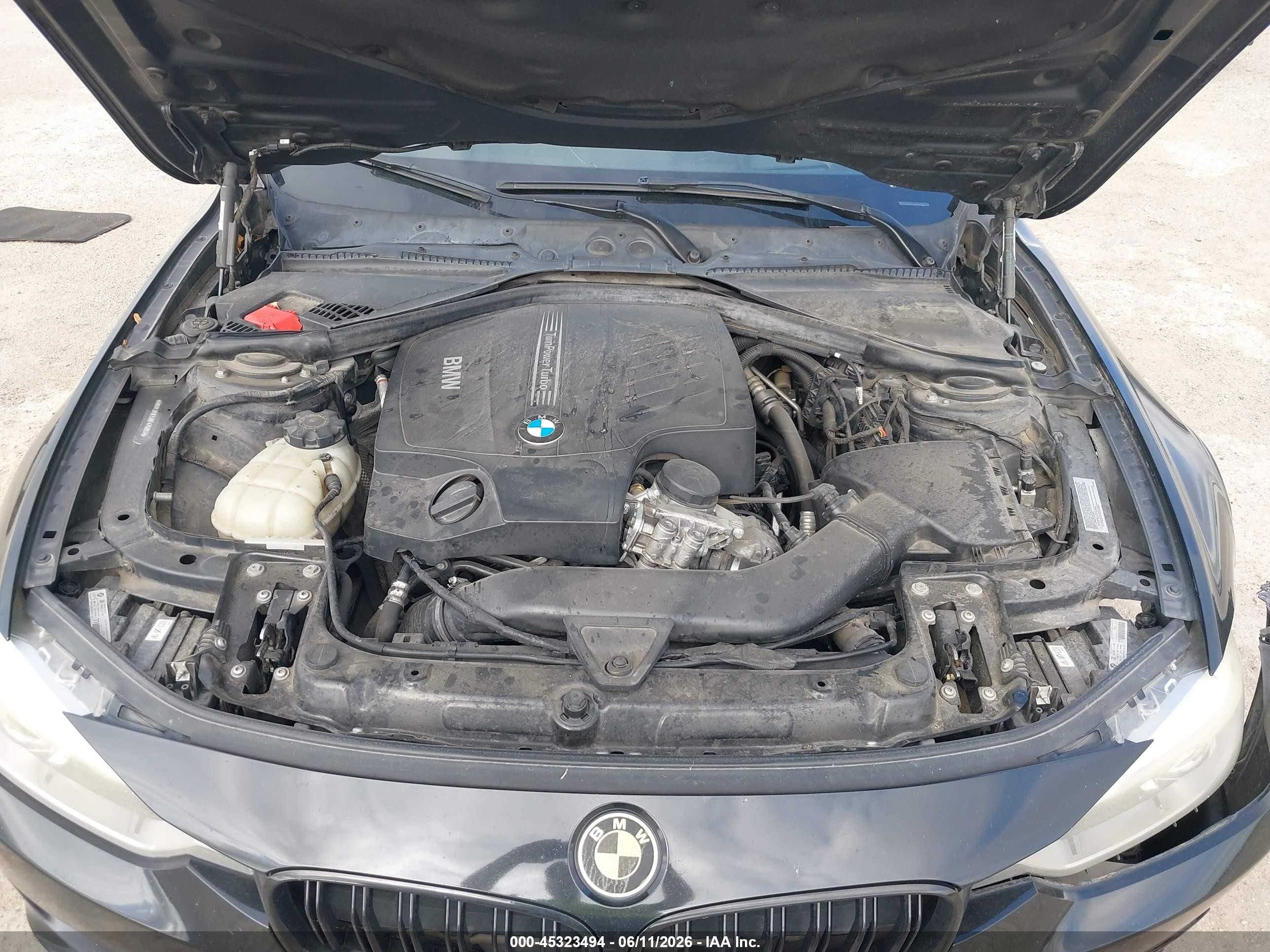 2013 Bmw 335i   Black vin: WBA3A9C50DF475993