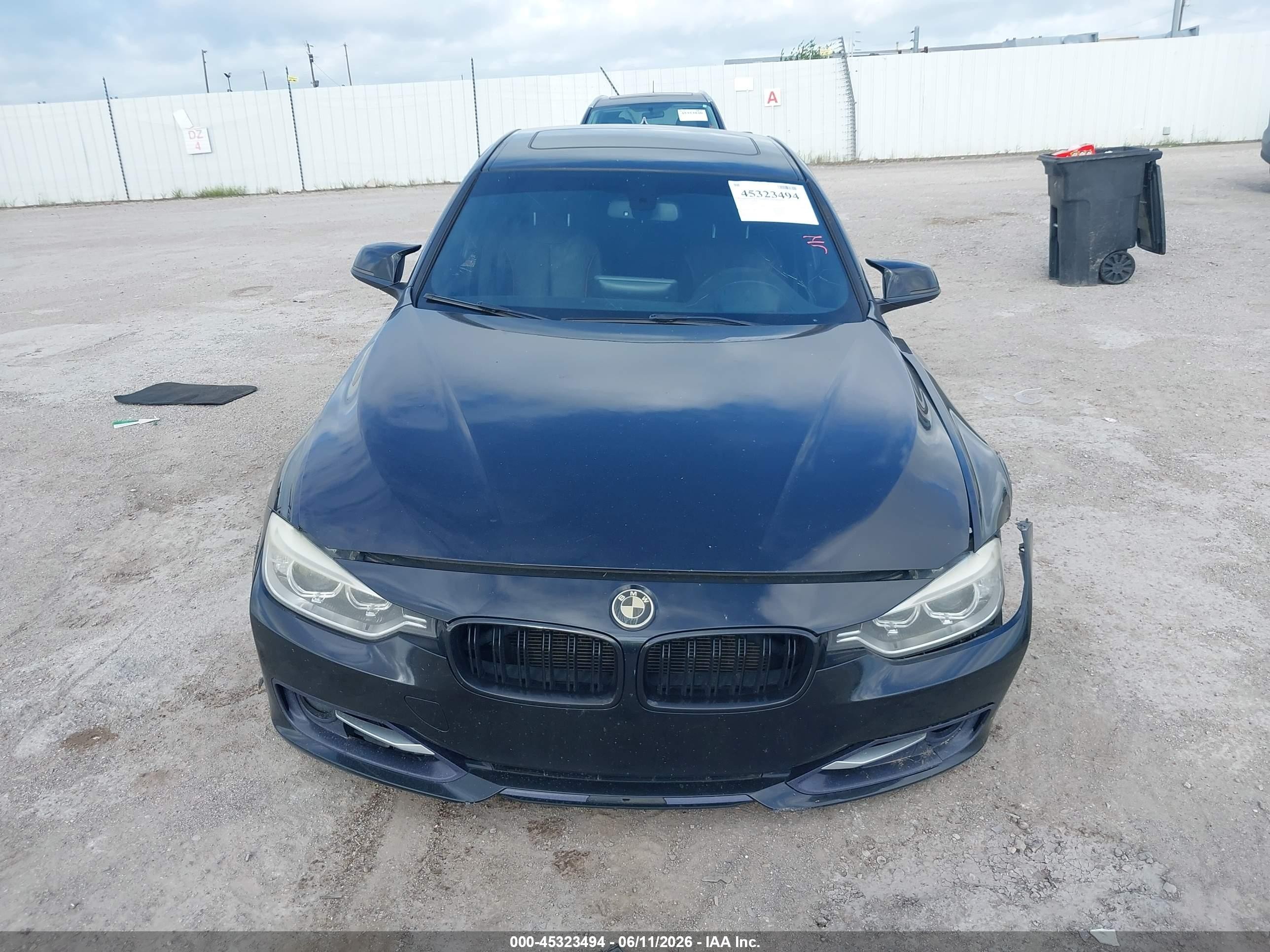 2013 Bmw 335i   Black vin: WBA3A9C50DF475993