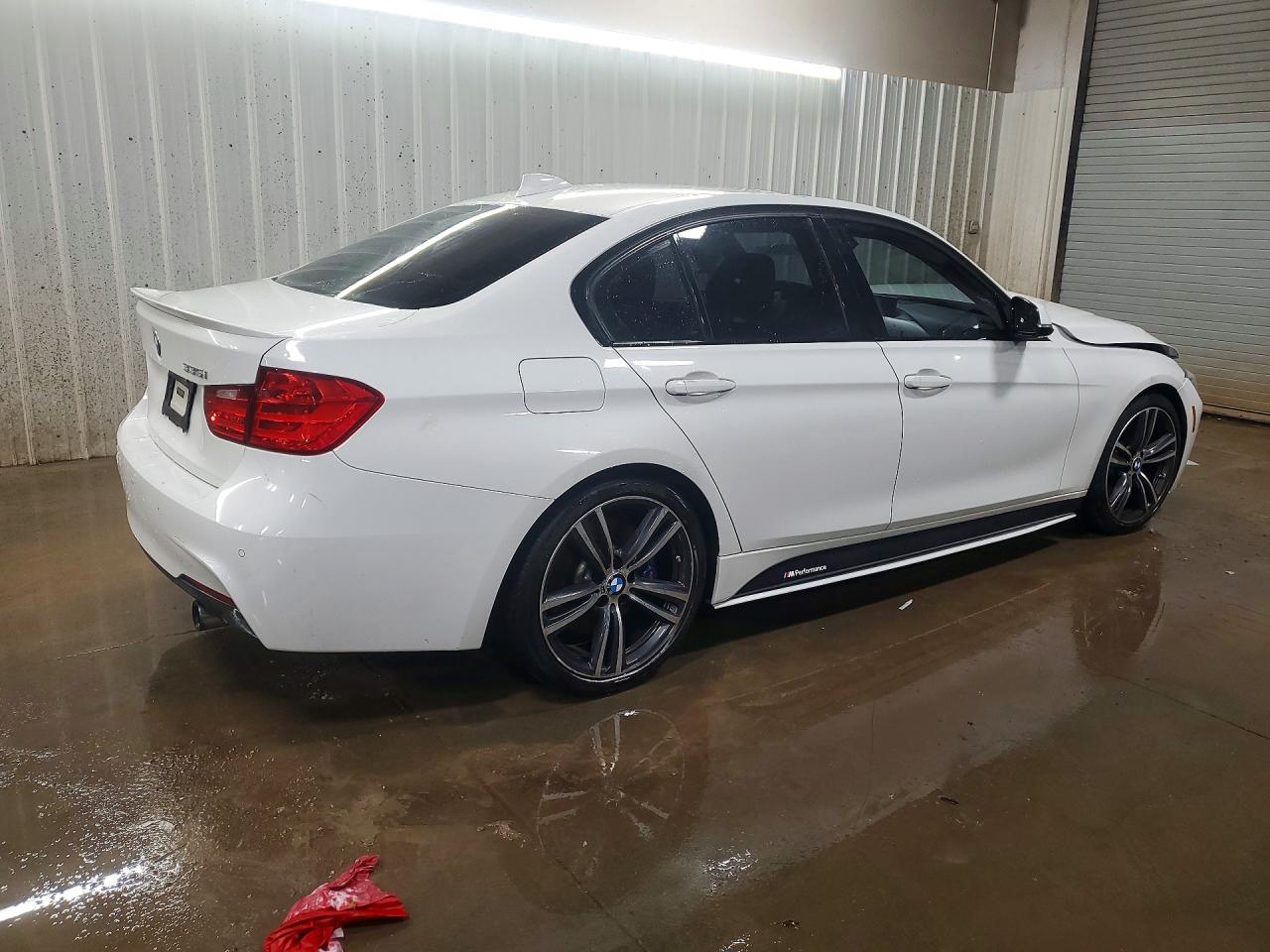 2015 Bmw 335 I White vin: WBA3A9C50FF686677