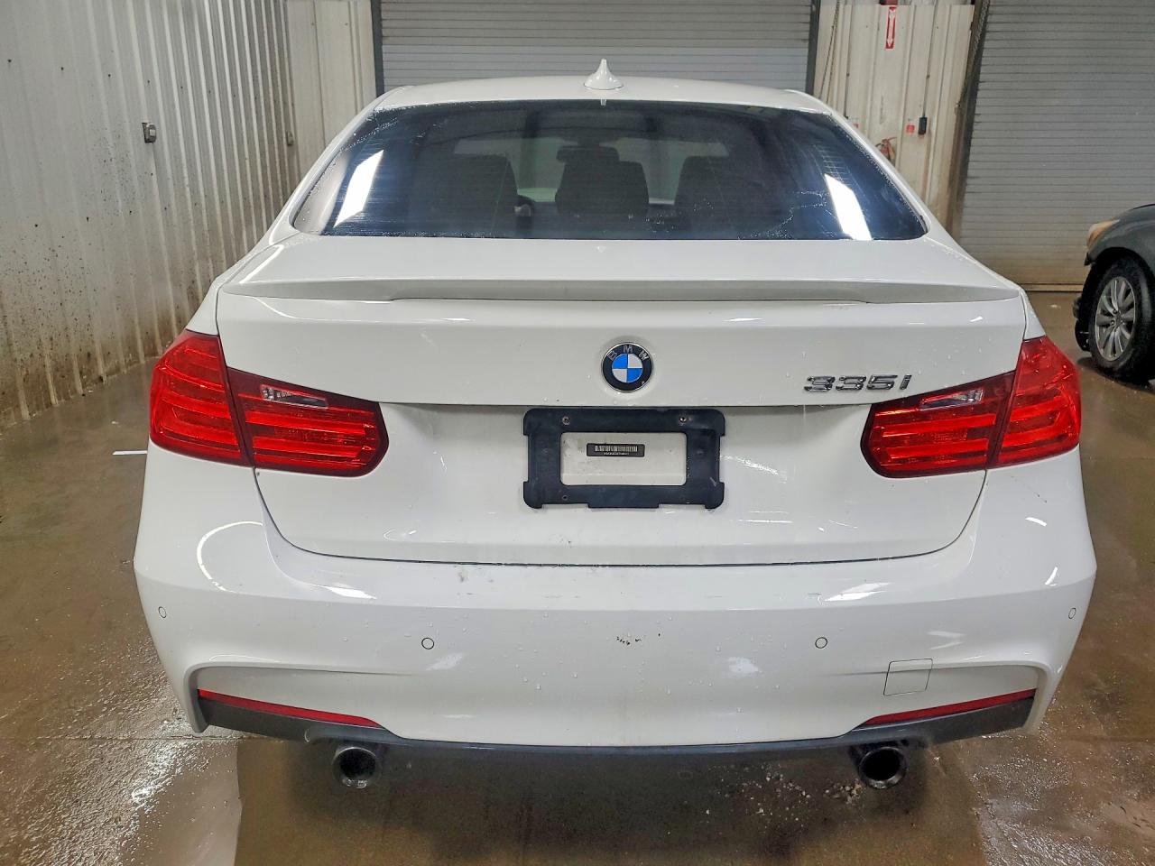 2015 Bmw 335 I White vin: WBA3A9C50FF686677