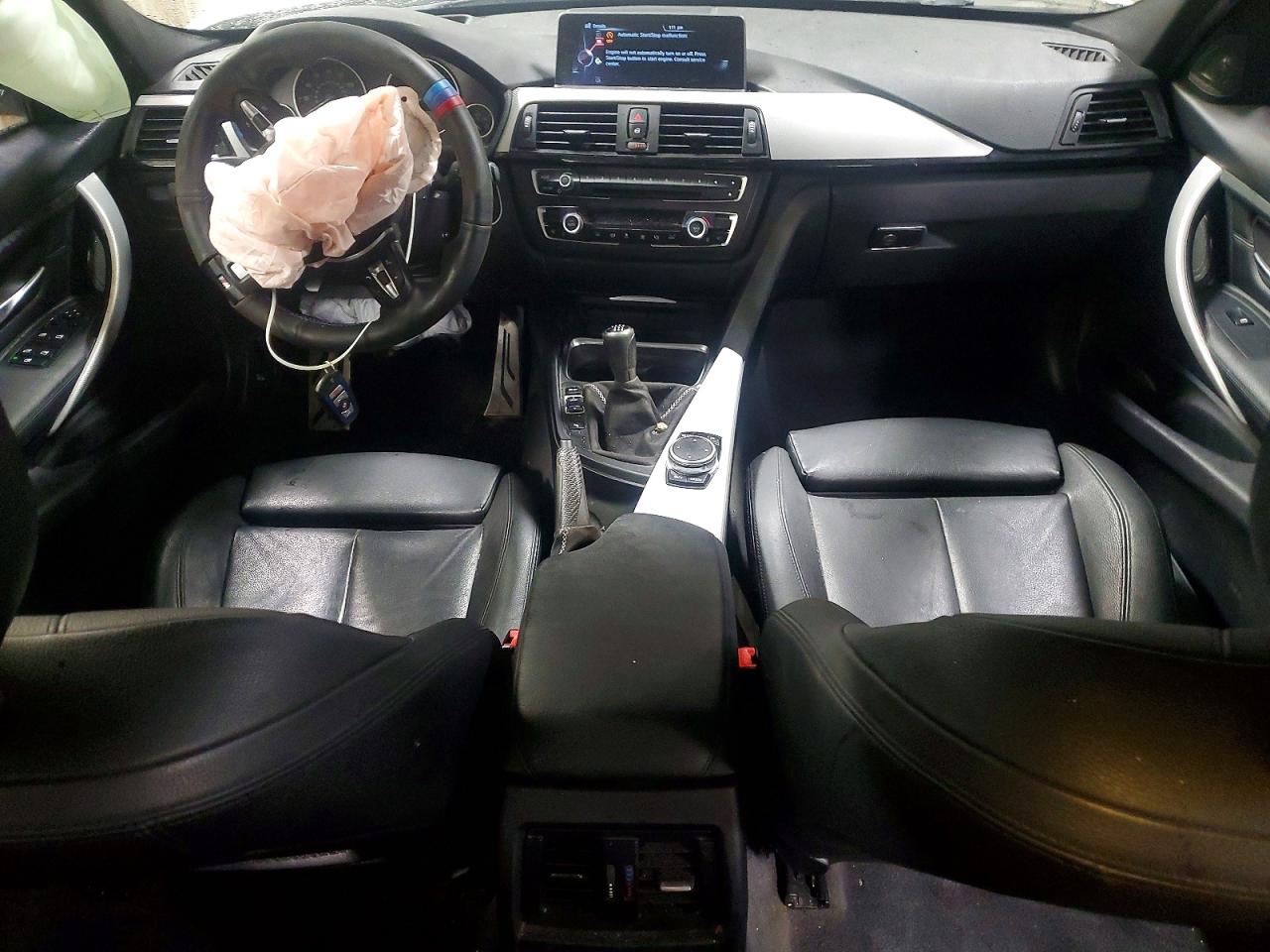 2015 Bmw 335 I White vin: WBA3A9C50FF686677
