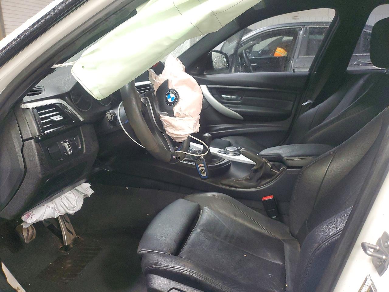 2015 Bmw 335 I White vin: WBA3A9C50FF686677