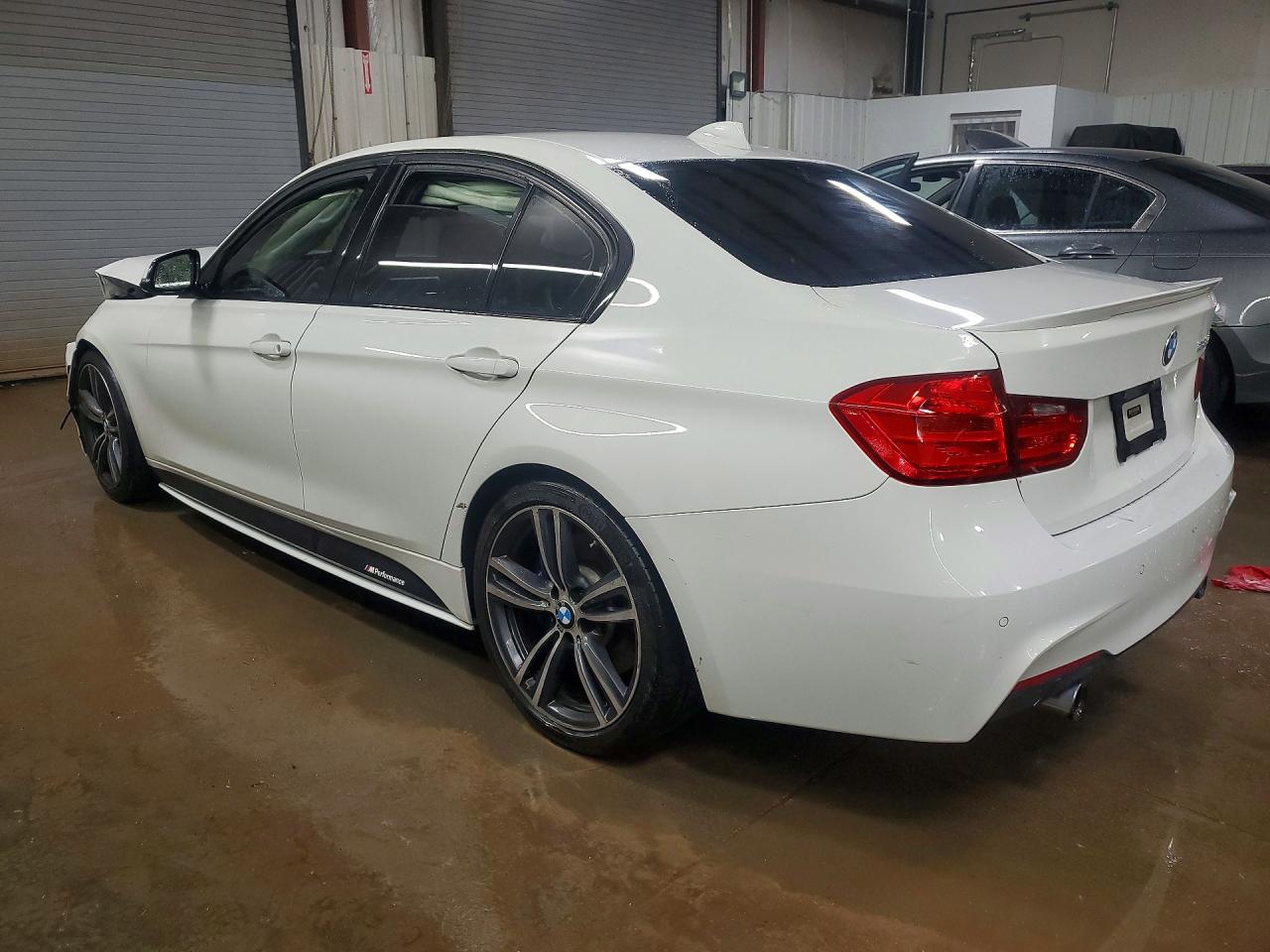 2015 Bmw 335 I White vin: WBA3A9C50FF686677