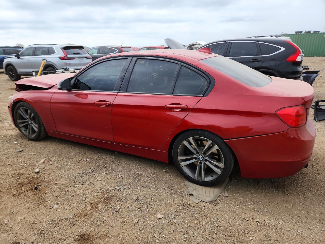 2012 Bmw 335 I Красный vin: WBA3A9C51CF270245