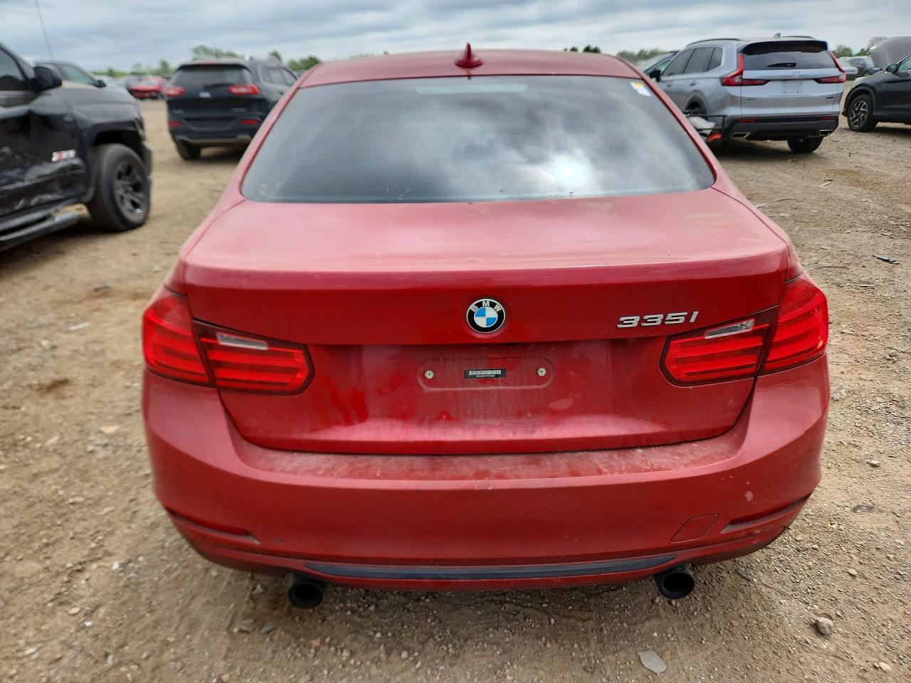 2012 Bmw 335 I Красный vin: WBA3A9C51CF270245
