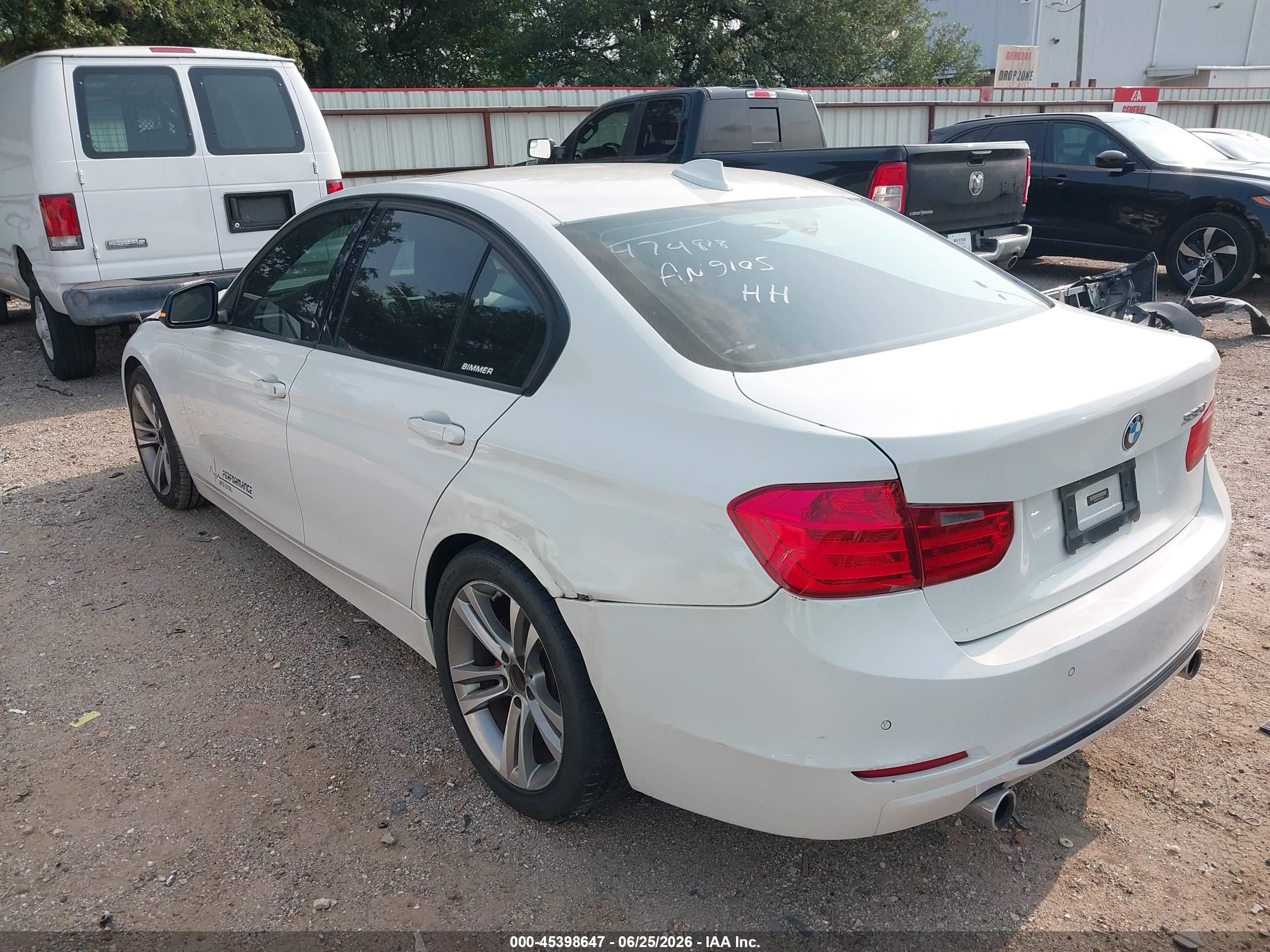 2012 Bmw 335i   Белый vin: WBA3A9C51CF474818