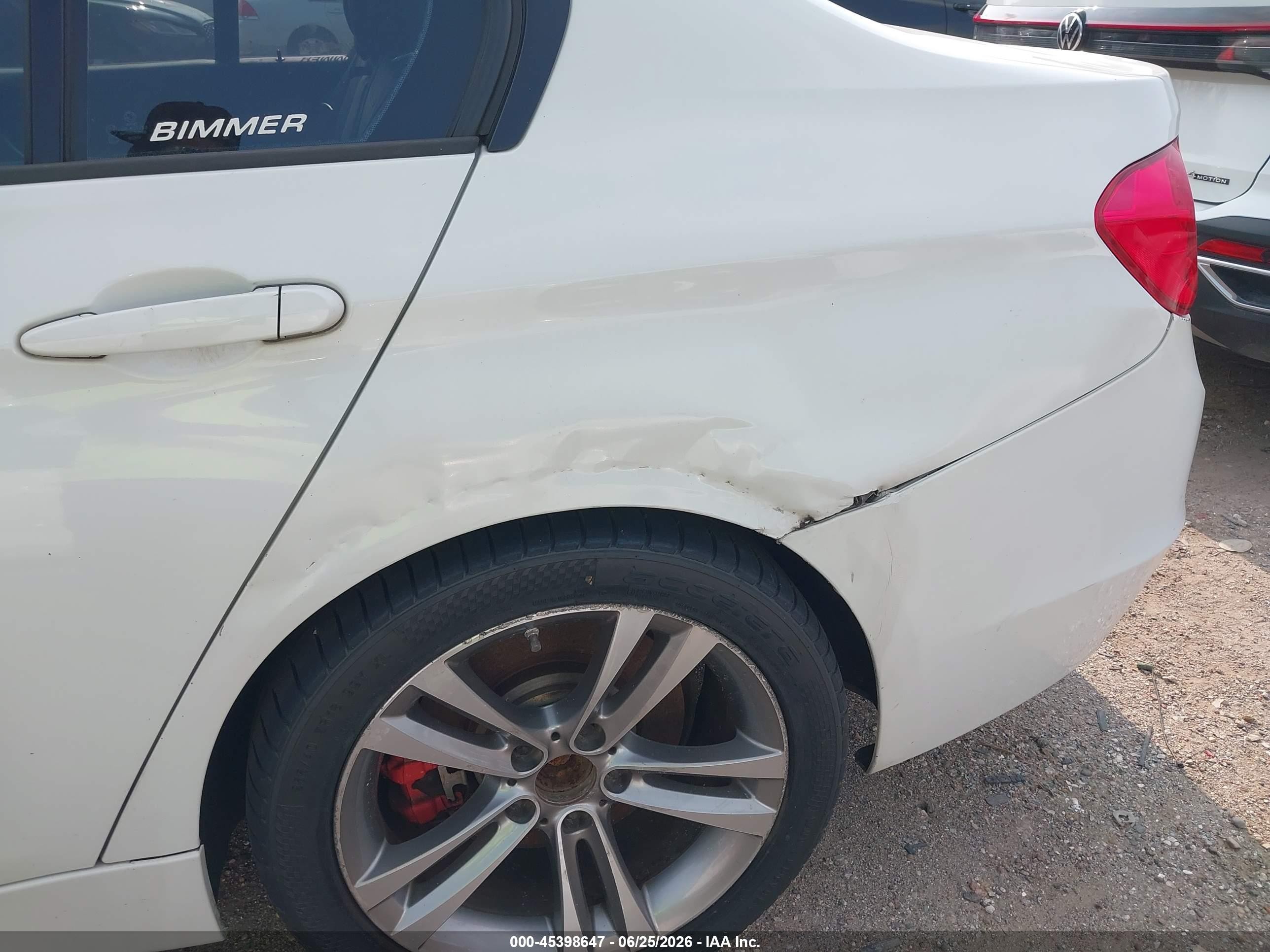 2012 Bmw 335i   Белый vin: WBA3A9C51CF474818