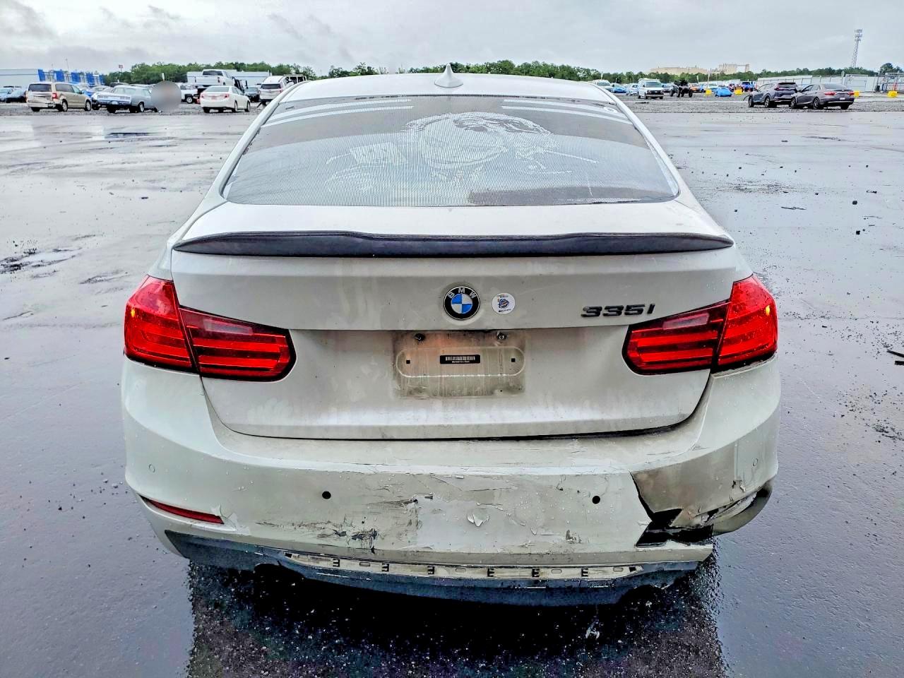 2013 Bmw 335 I White vin: WBA3A9C51DF475940