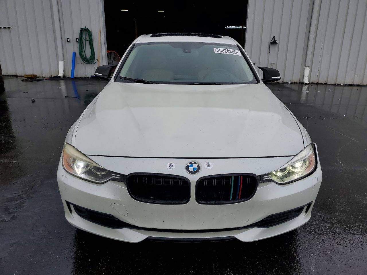 2013 Bmw 335 I White vin: WBA3A9C51DF475940